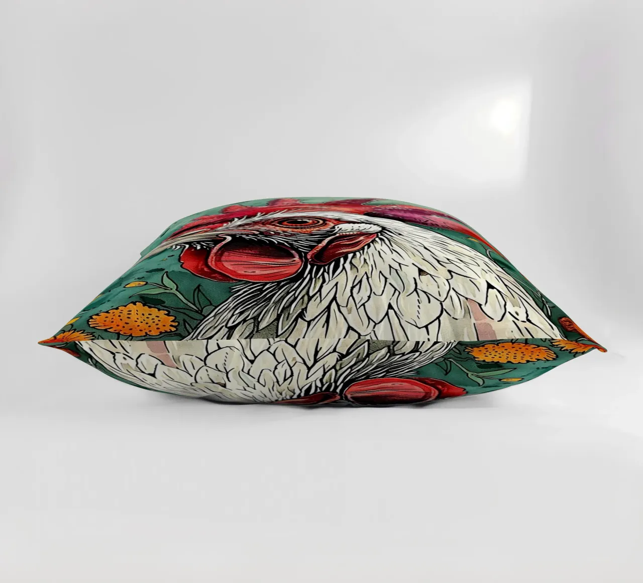 Gallo animale d'arte cuscino da Justyna Jaszke JBJart
