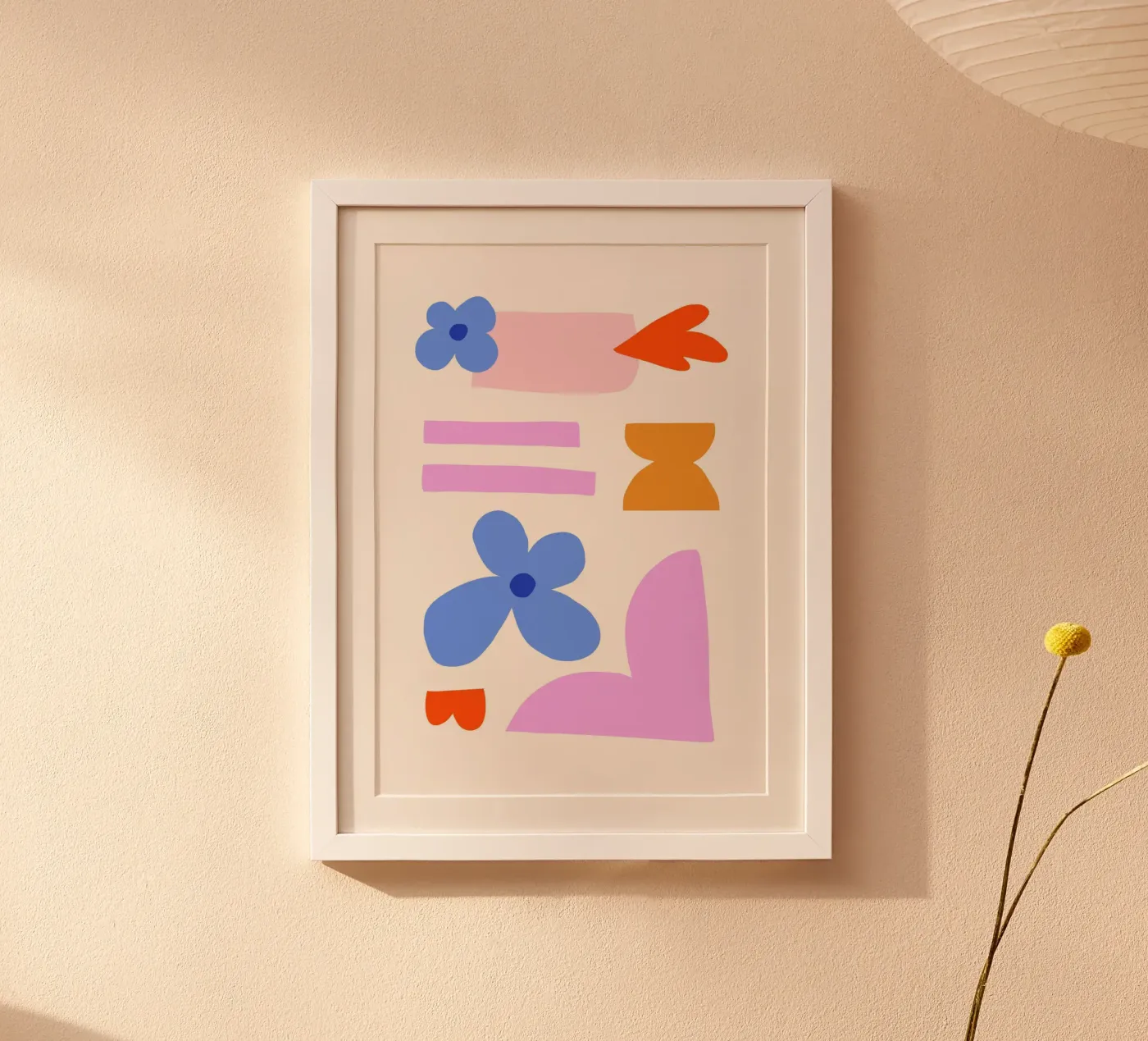 abstract modern fall poster da LisaArtes