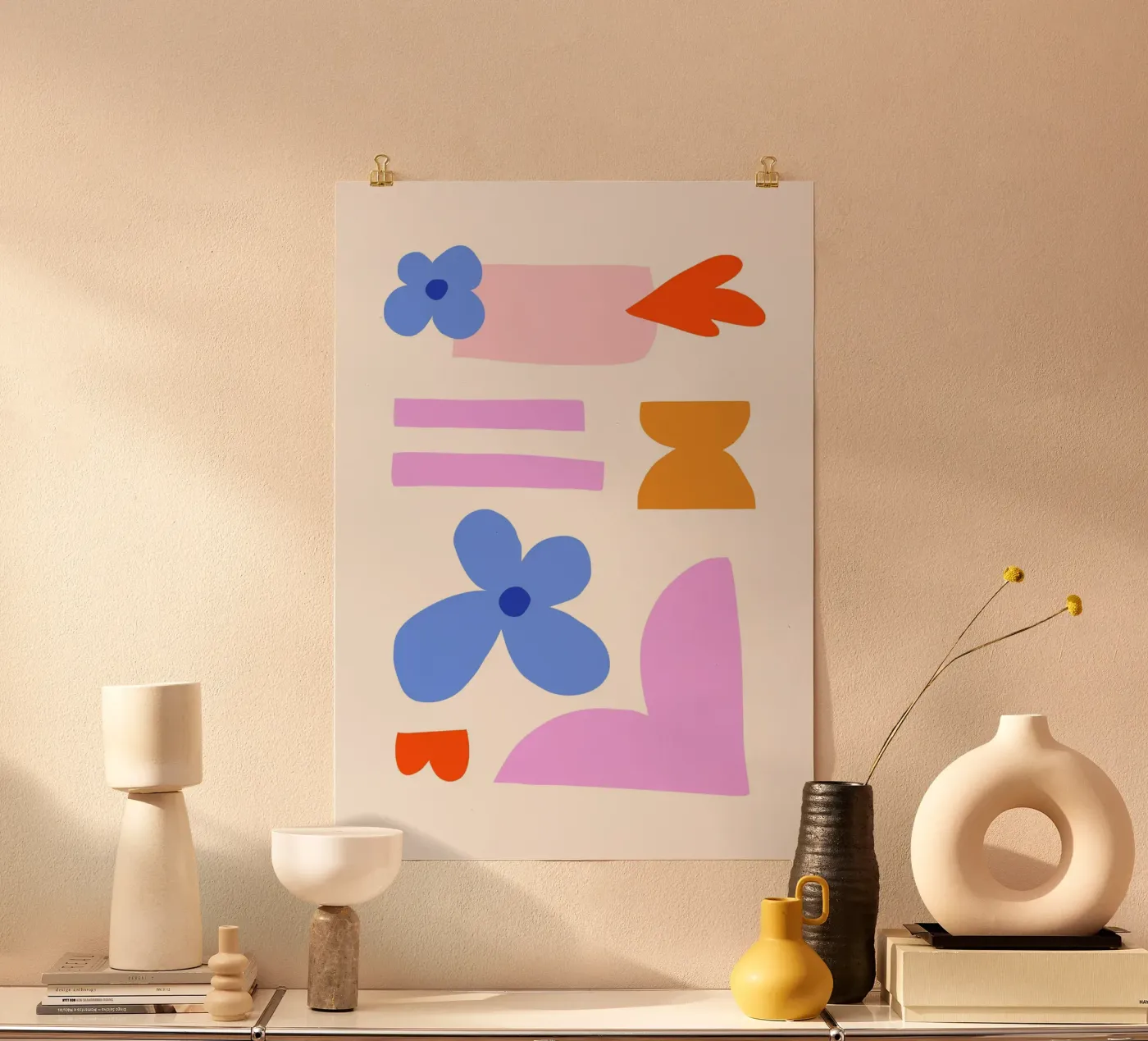 abstract modern fall poster da LisaArtes