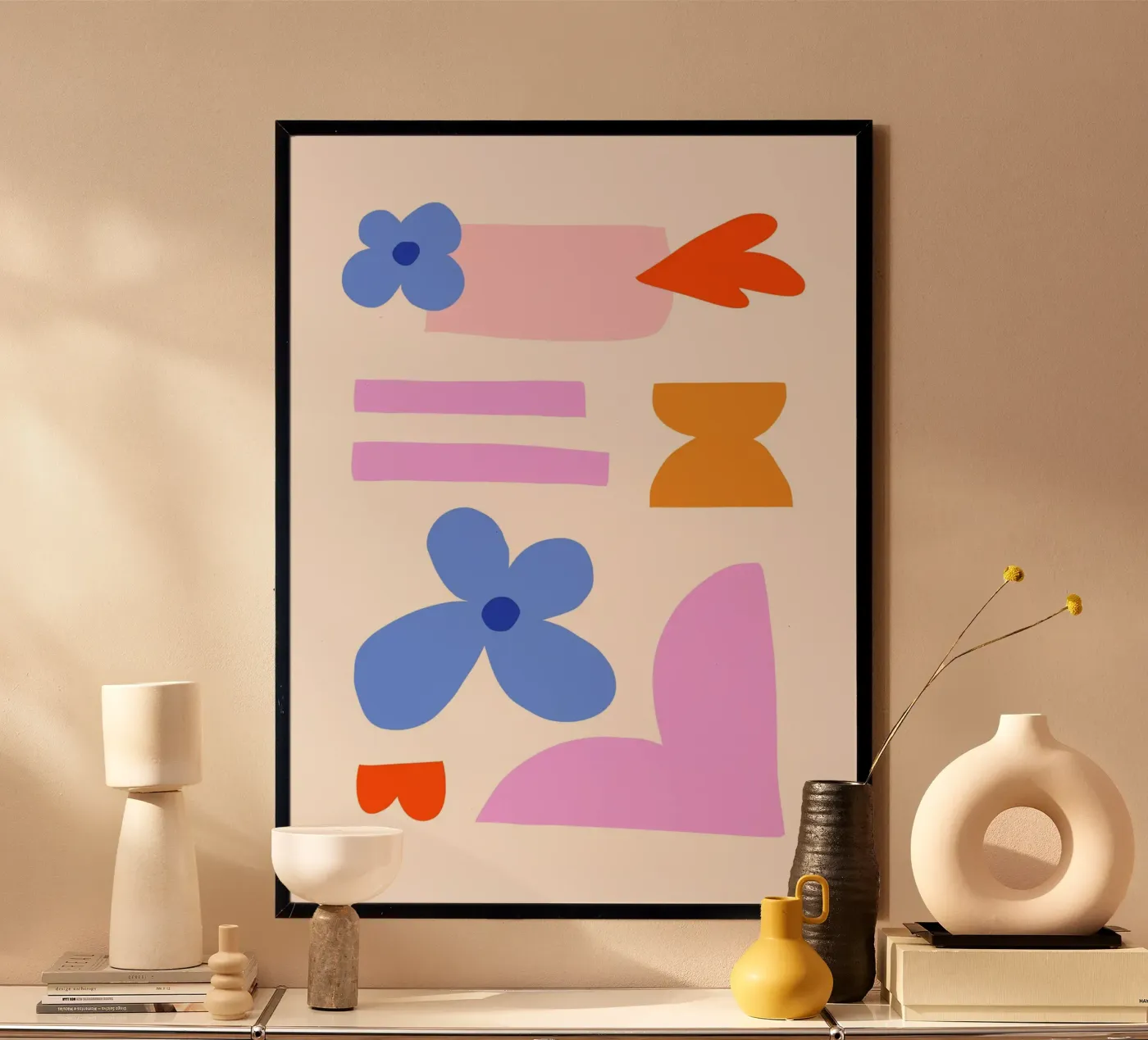abstract modern fall poster da LisaArtes