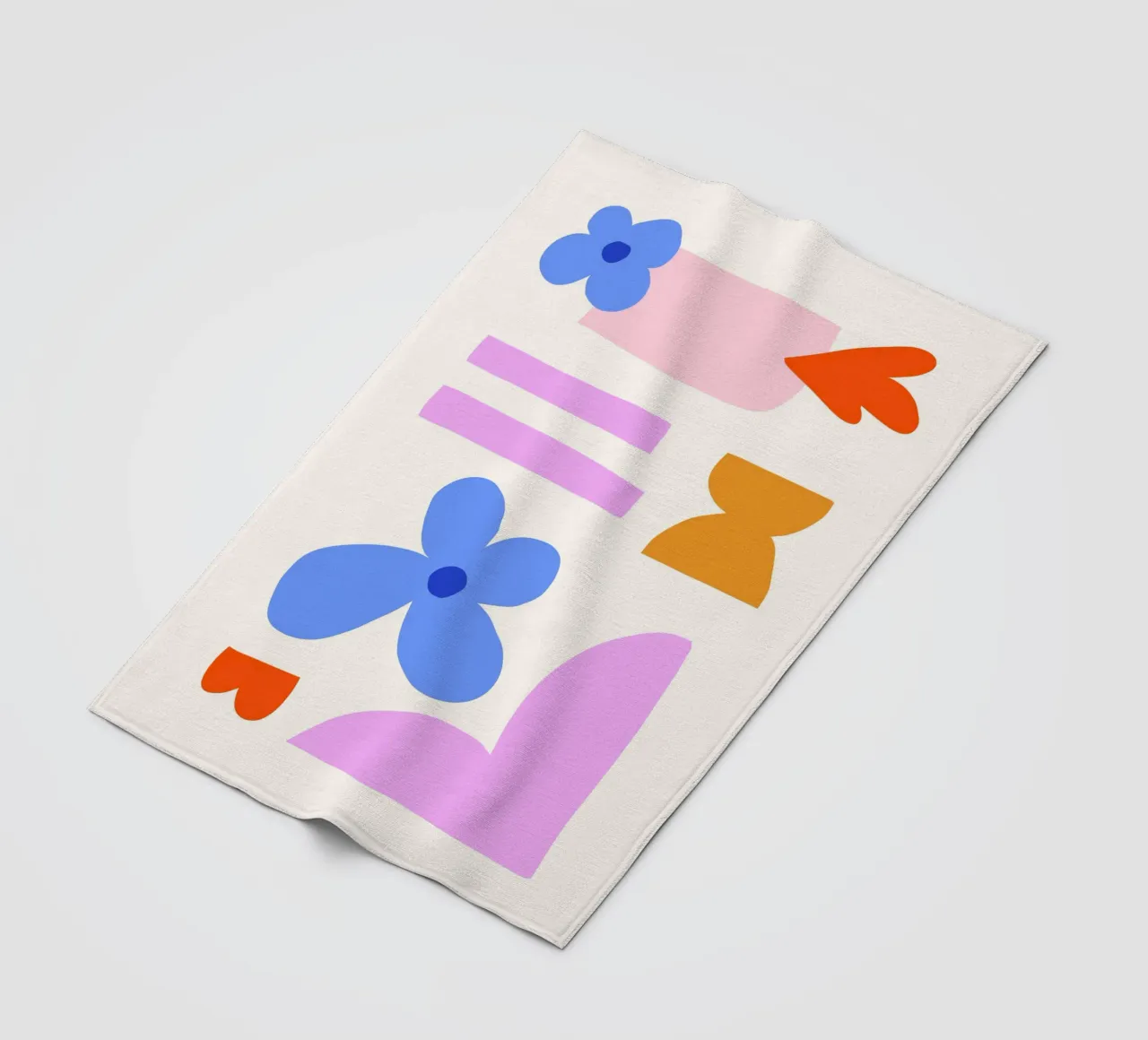 abstract modern fall coperta in pile da LisaArtes