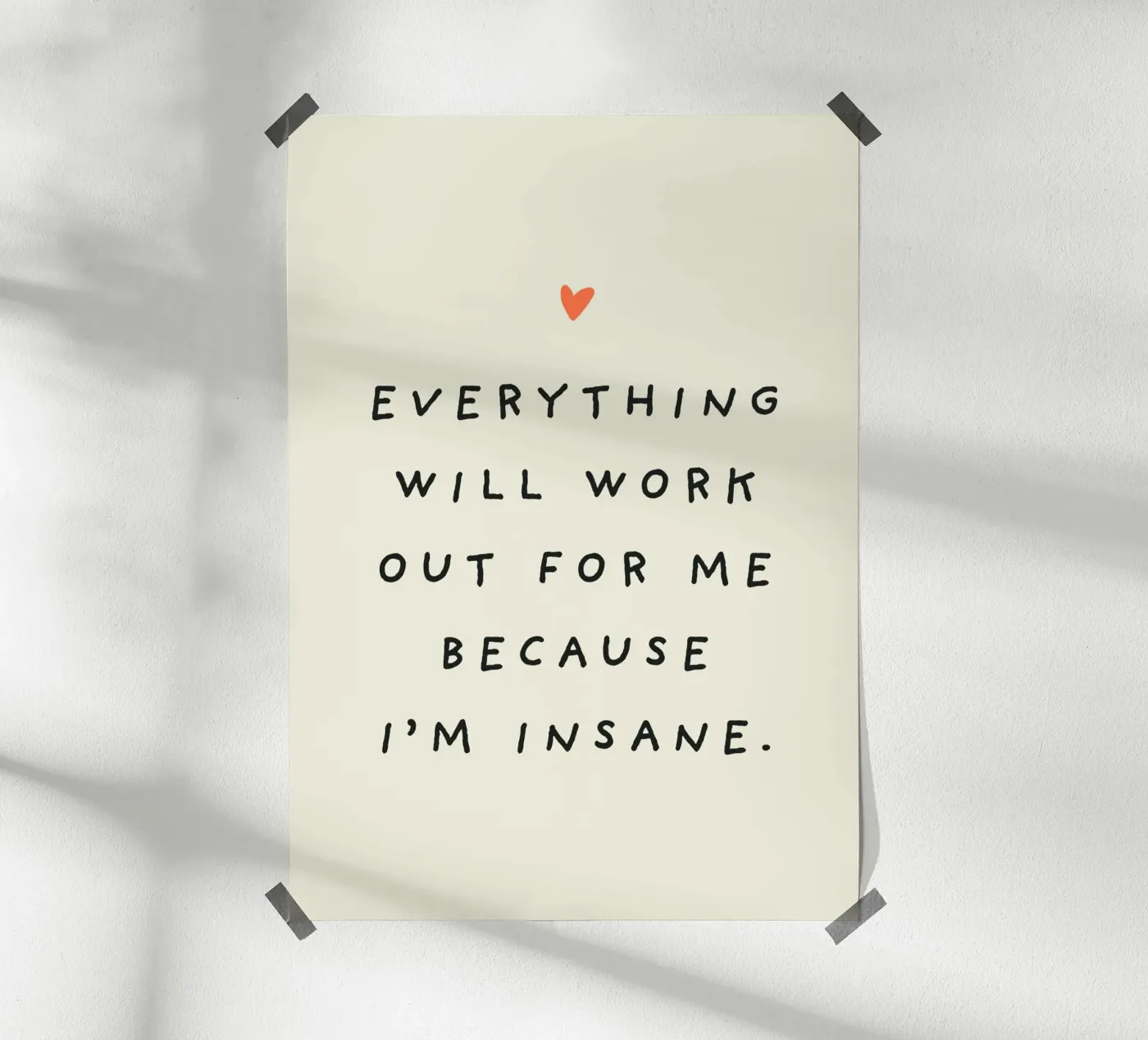 Everything Will Work Out poster da STATEMENT LAB
