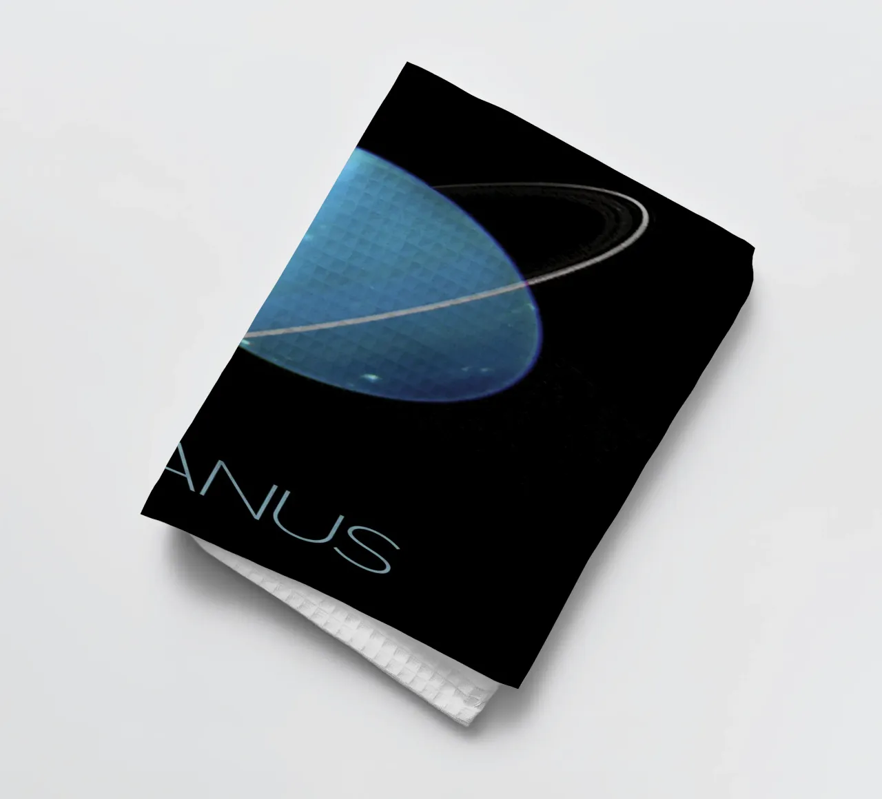 NASA uranus poster tea towel by 🎁 ARTVI-SHOP