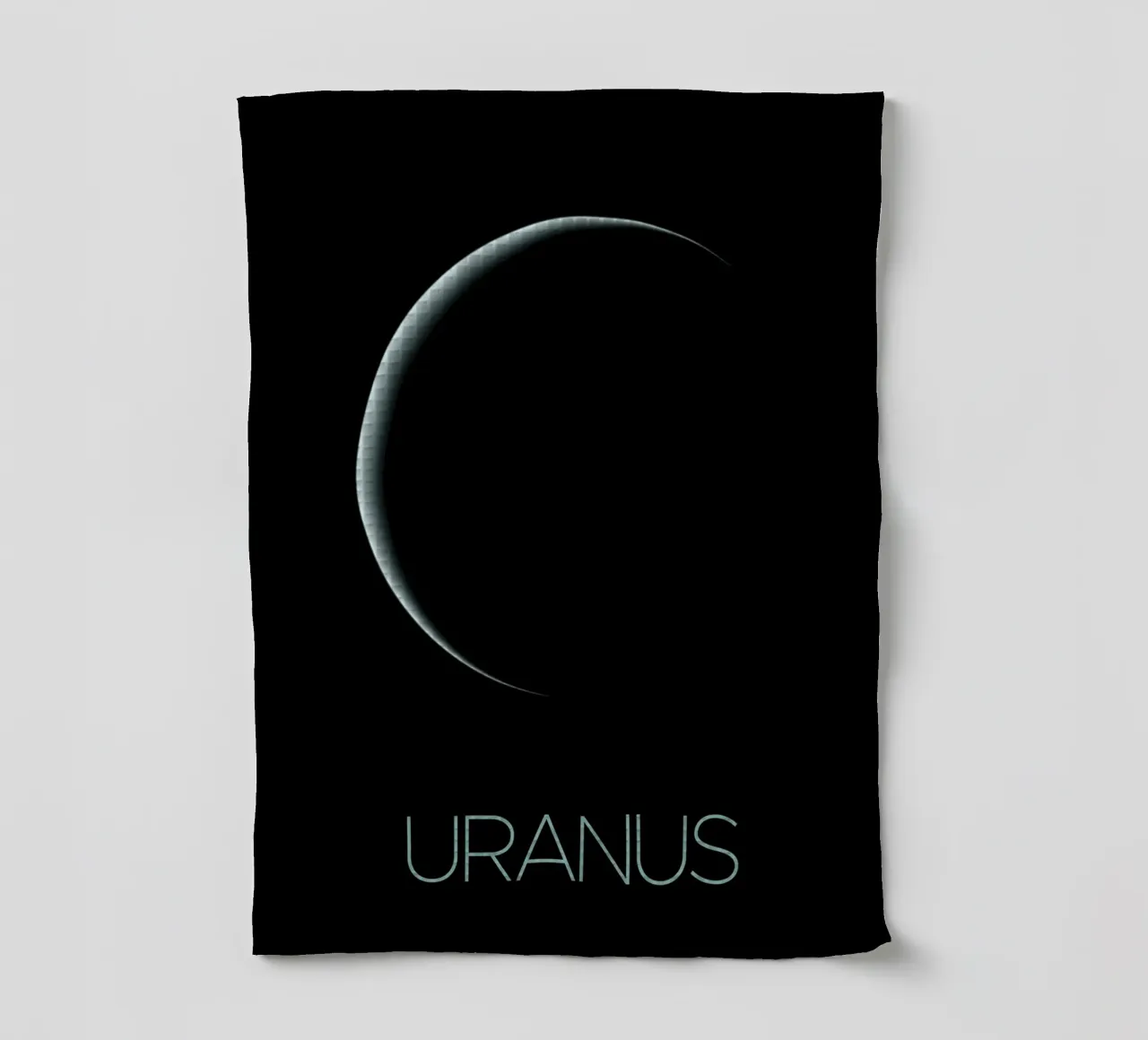 NASA uranus poster tea towel by 🎁 ARTVI-SHOP