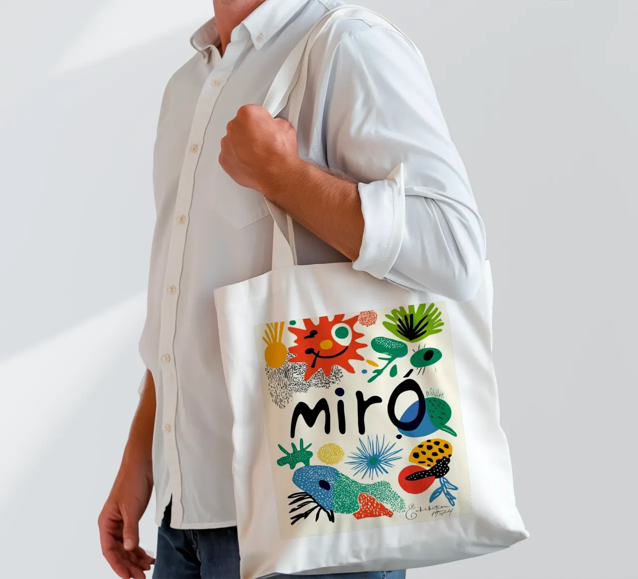 Mirò (Version No 1) borsa in juta da treechild