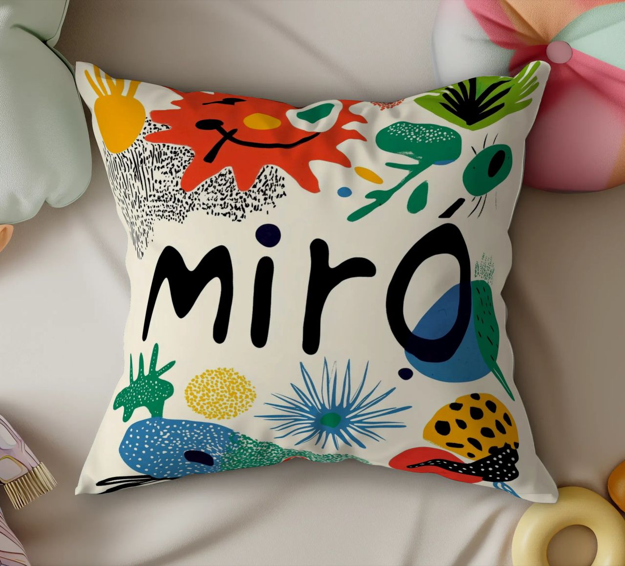 Mirò (Version No 1) cuscino da treechild