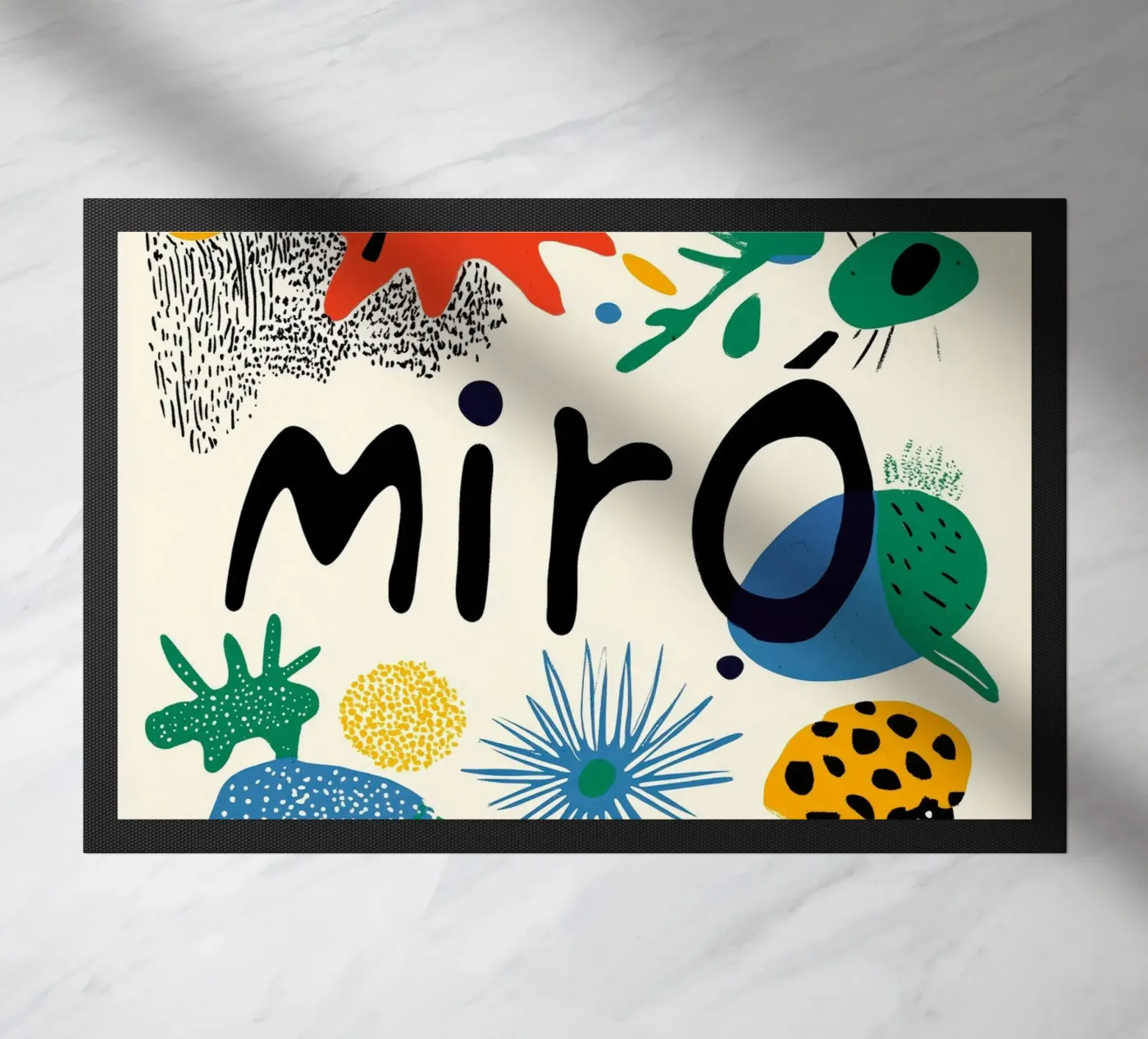 Mirò (Version No 1) doormat by treechild