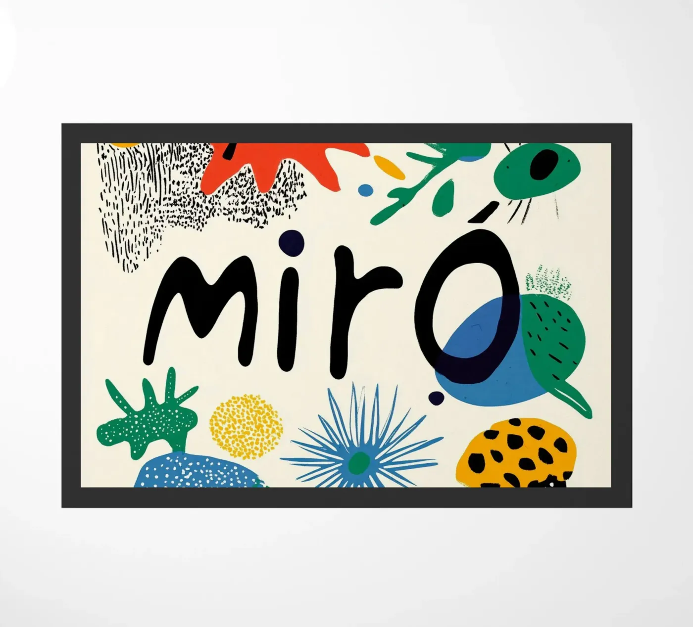 Mirò (Version No 1) doormat by treechild
