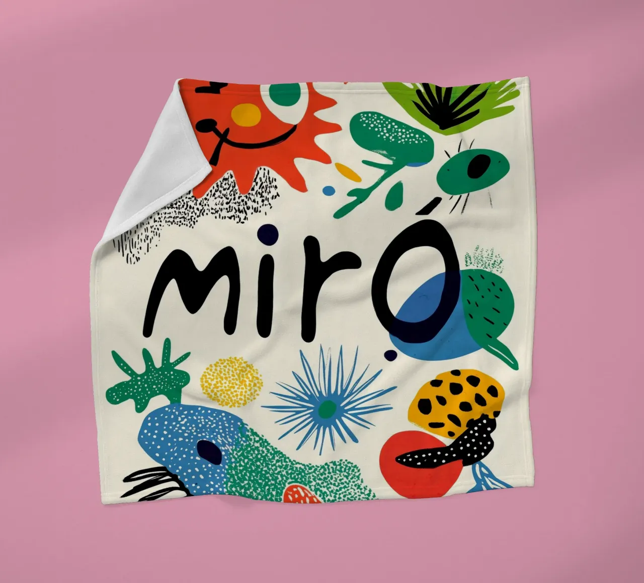 Mirò (Version No 1) coperta in pile da treechild