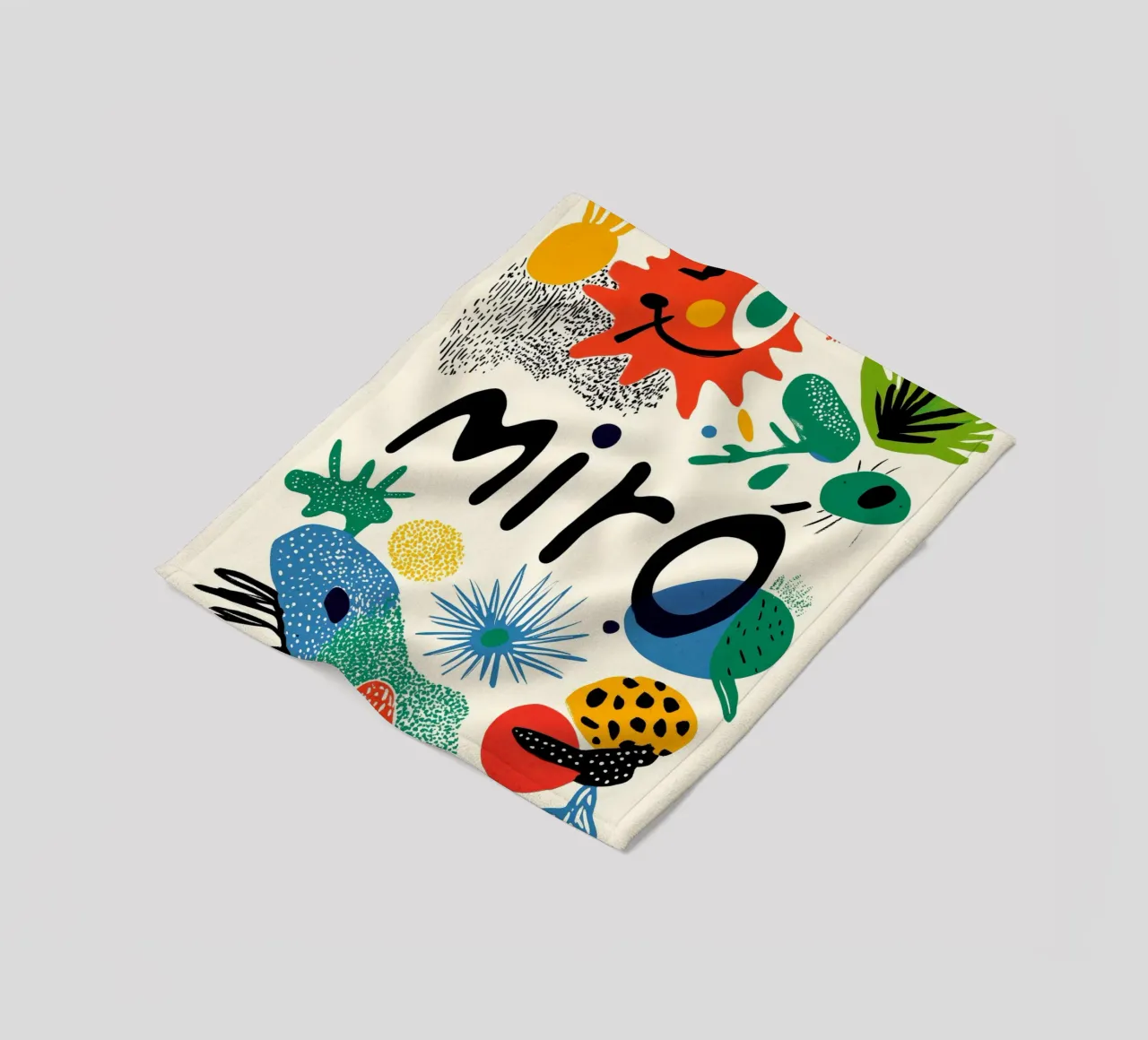 Mirò (Version No 1) coperta in pile da treechild