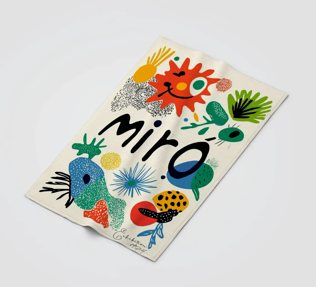 Mirò (Version No 1) coperta in pile da treechild