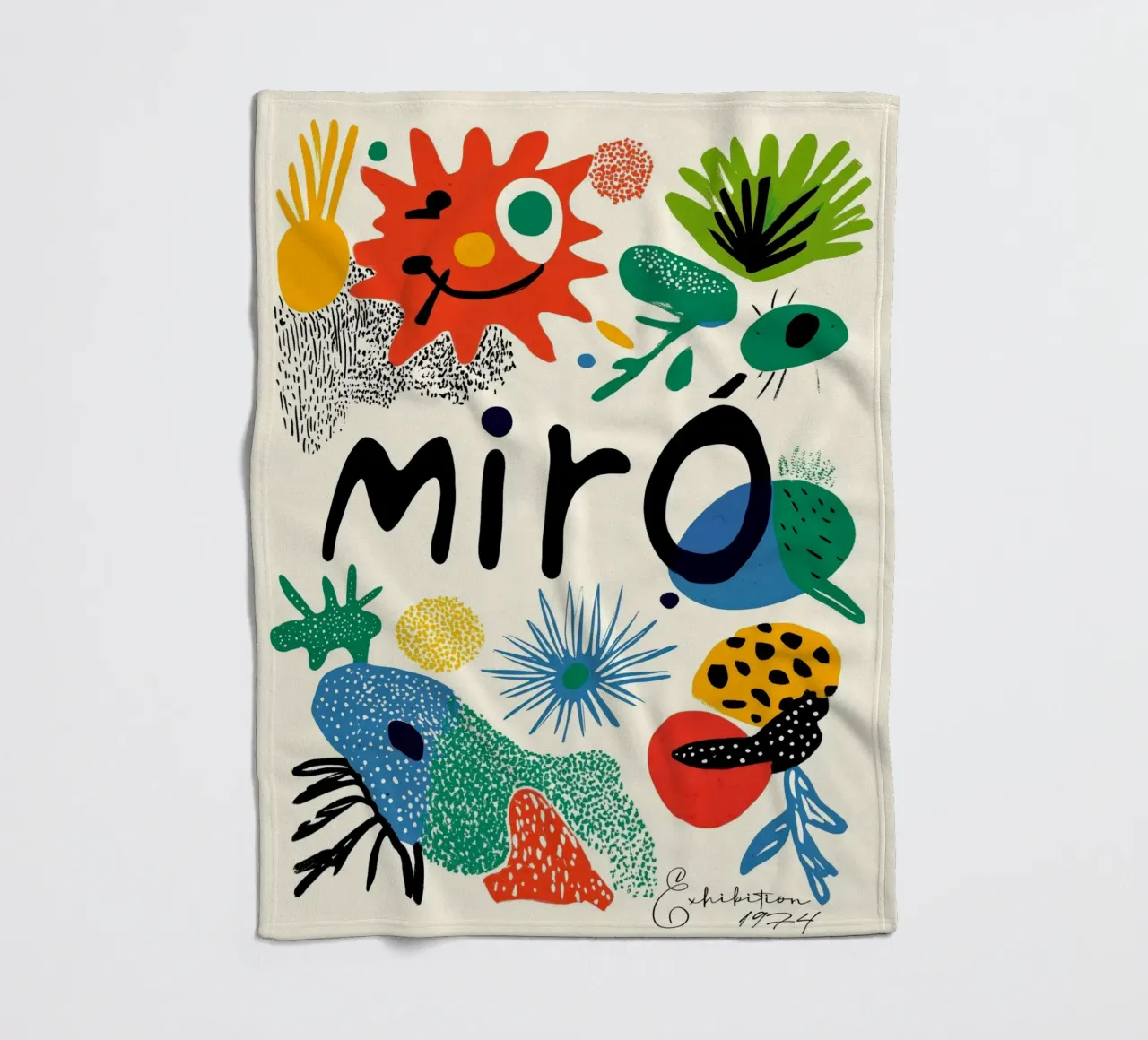 Mirò (Version No 1) coperta in pile da treechild