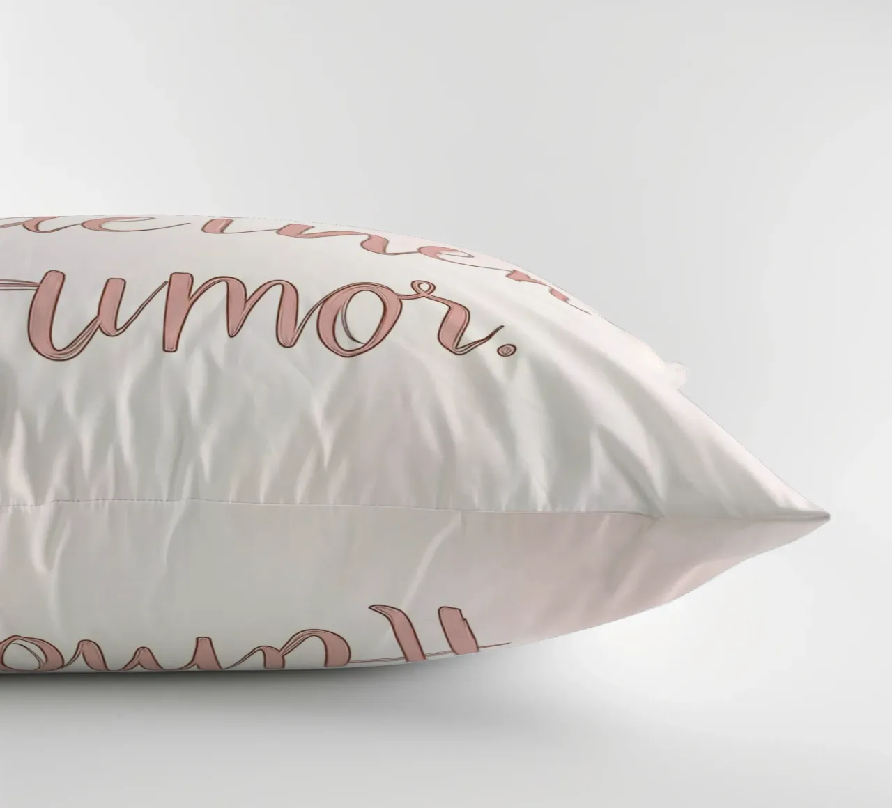 Declaration of love with humour decorative cushion by Carinaprint