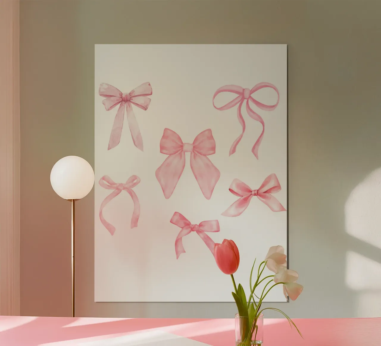 Fiocchi di Natale Pink Coquette poster da Coquette Club