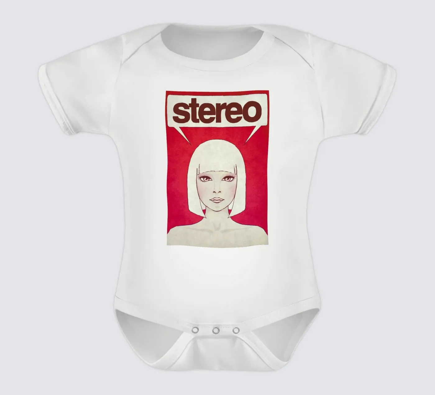 Stereo short-sleeve baby romper by Kuba Gornowicz