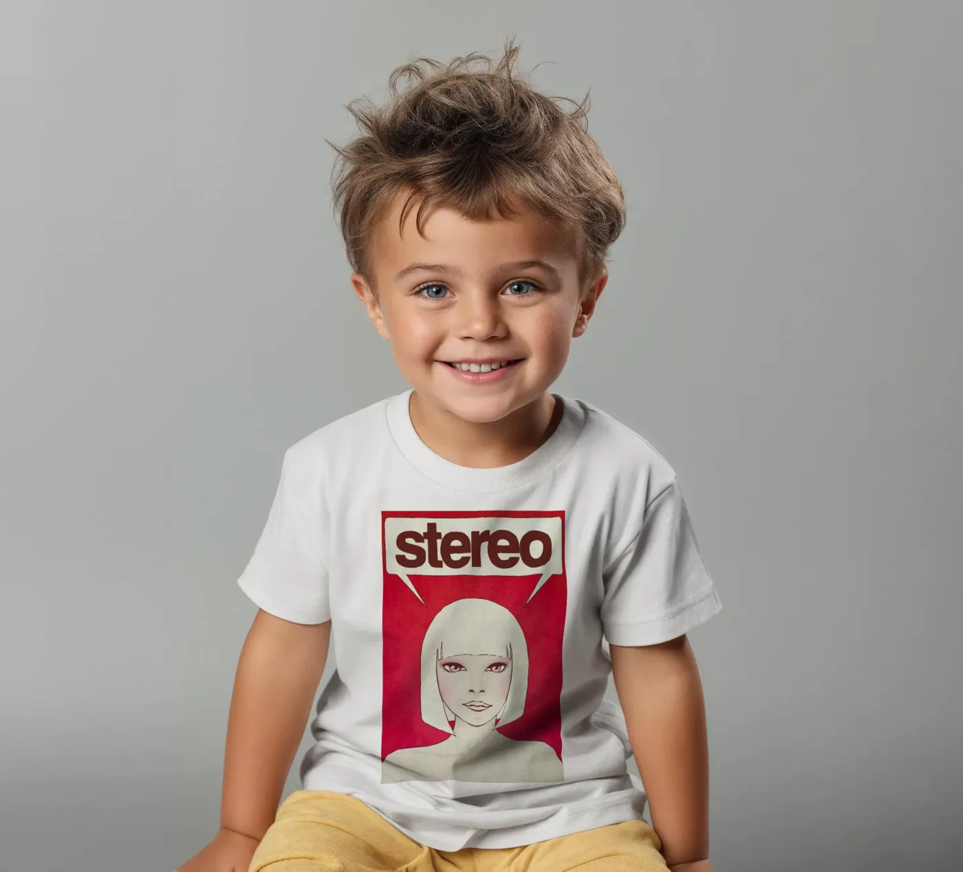 Stereo Kinder T-Shirt von Kuba Gornowicz