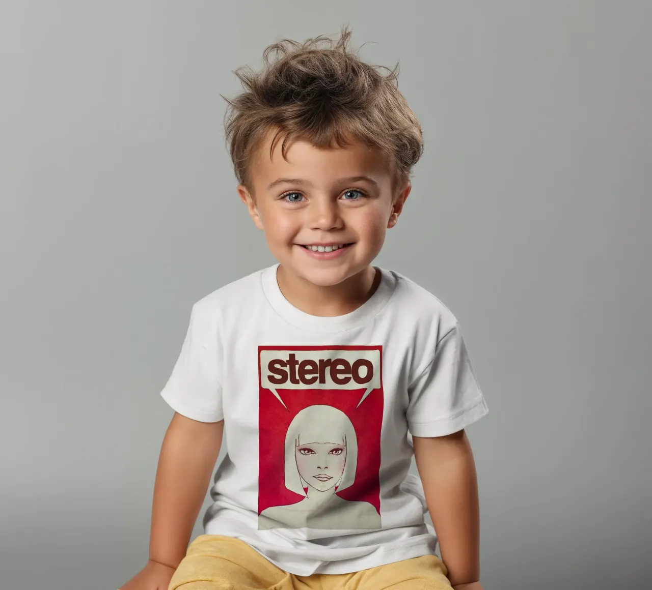 Stereo kinder t-shirt van Kuba Gornowicz