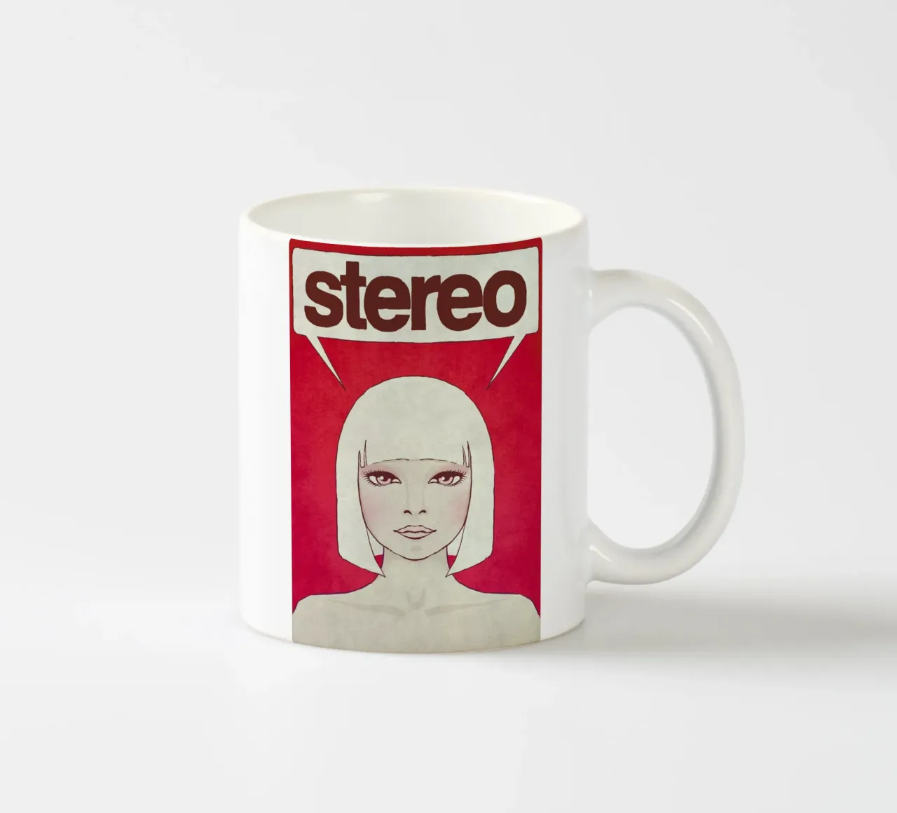 Stereo ceramic mug by Kuba Gornowicz