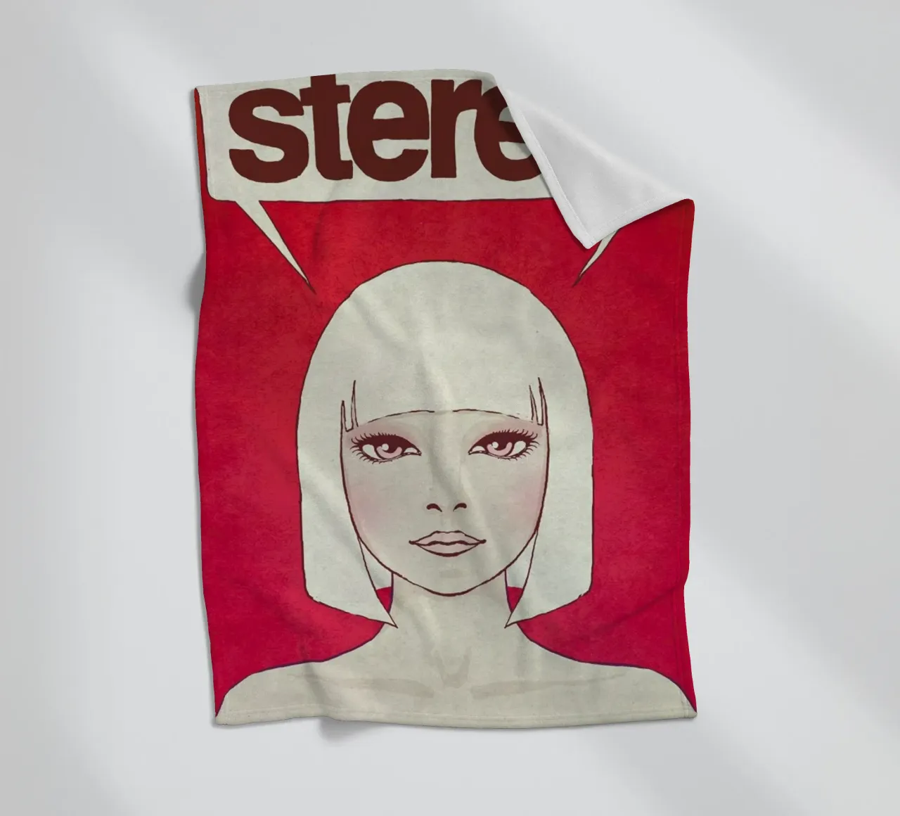 Stereo Fleecedecke von Kuba Gornowicz