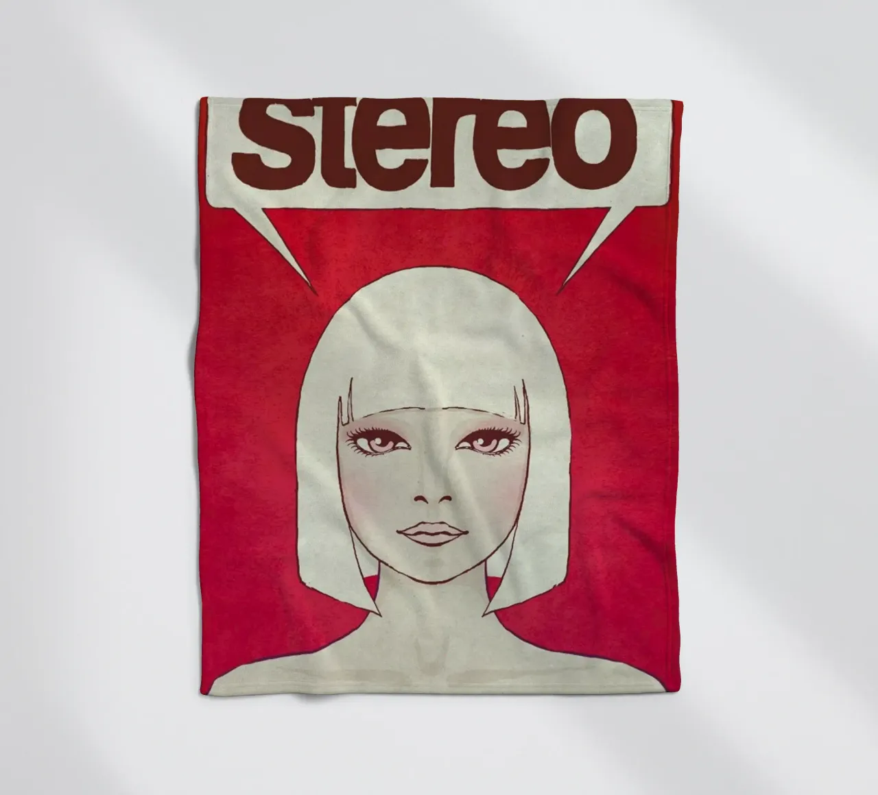 Stereo Fleecedecke von Kuba Gornowicz