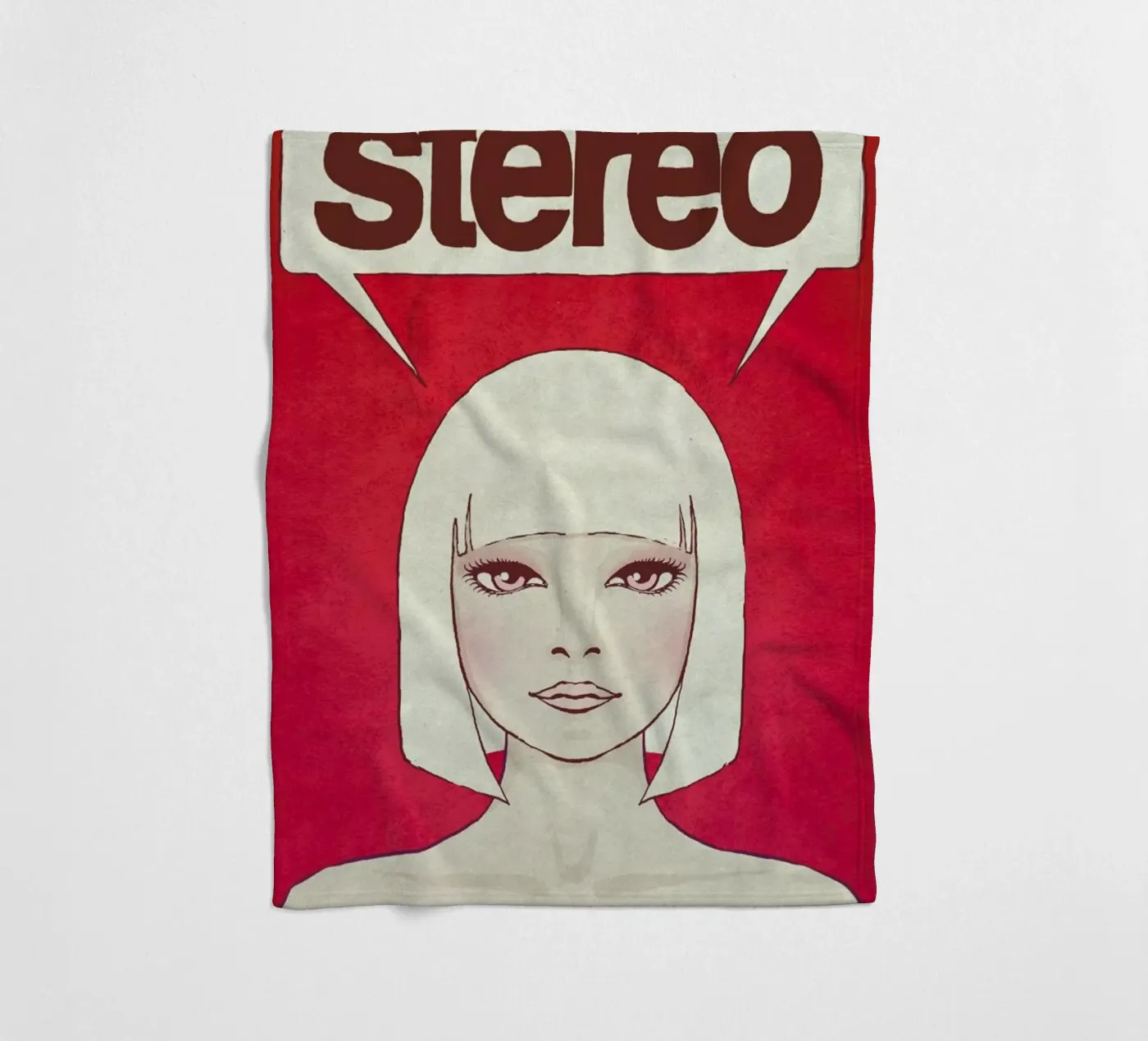 Stereo fleece blanket by Kuba Gornowicz