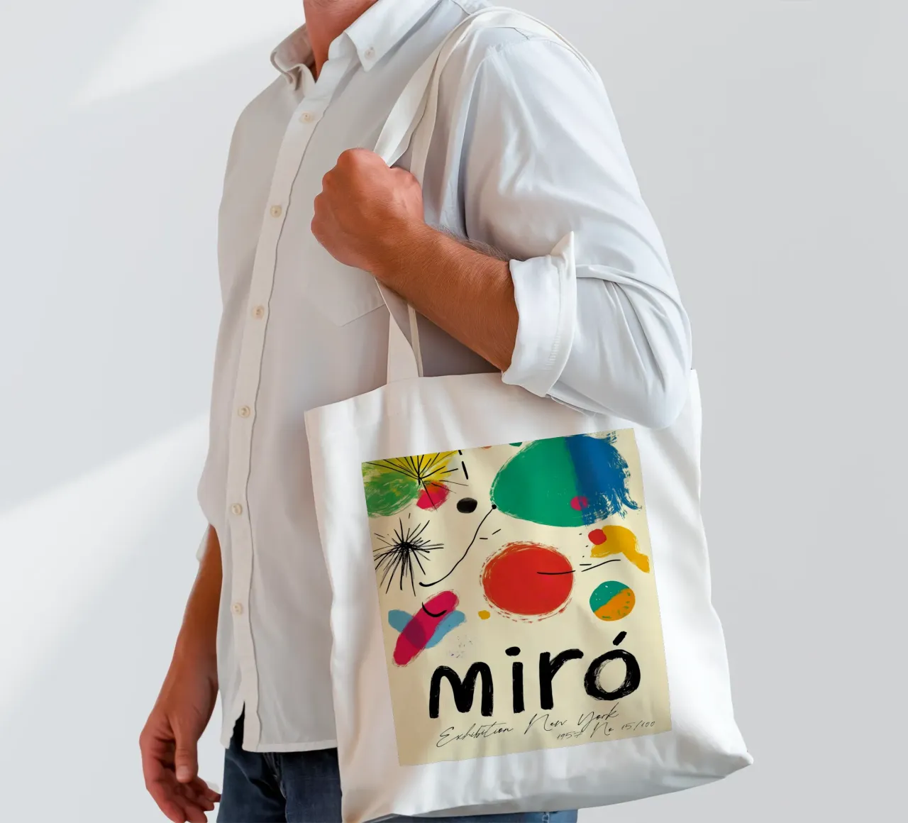 Mirò (Version No 2) borsa in juta da treechild