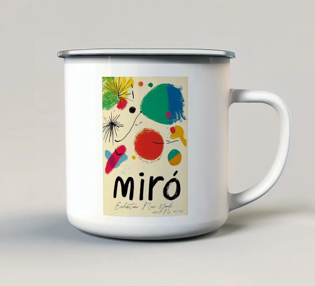 Mirò (Version No 2) tazza in smalto da treechild
