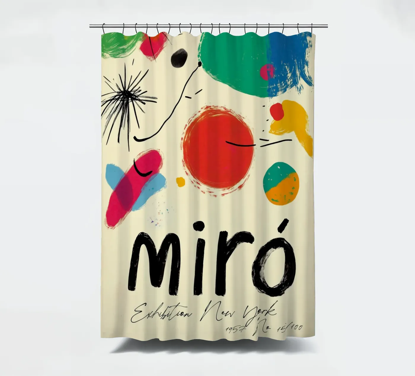 Mirò (Version No 2) Duschvorhang von treechild