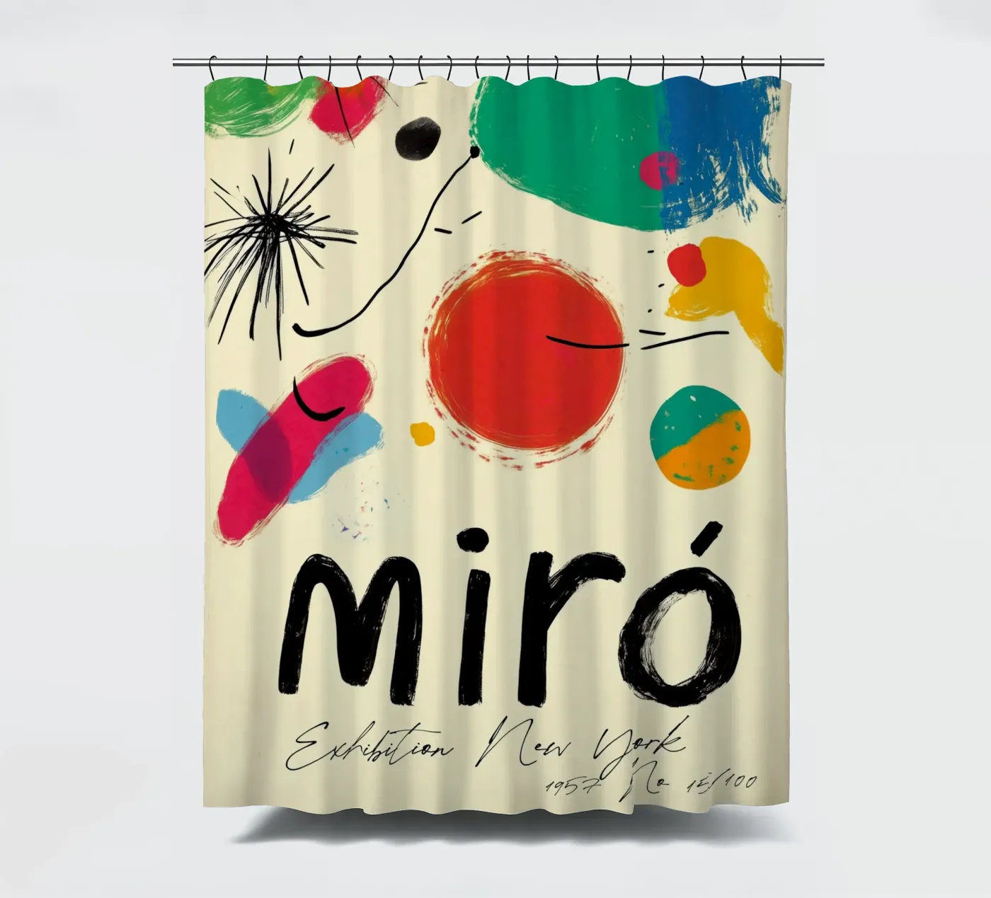 Mirò (Version No 2) Duschvorhang von treechild