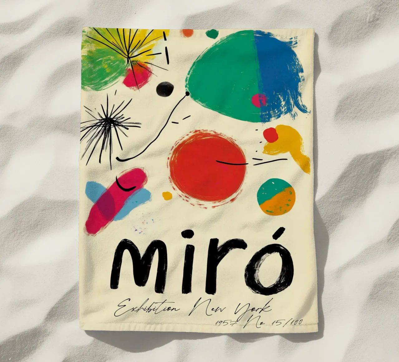 Mirò (Version No 2) telo mare da treechild