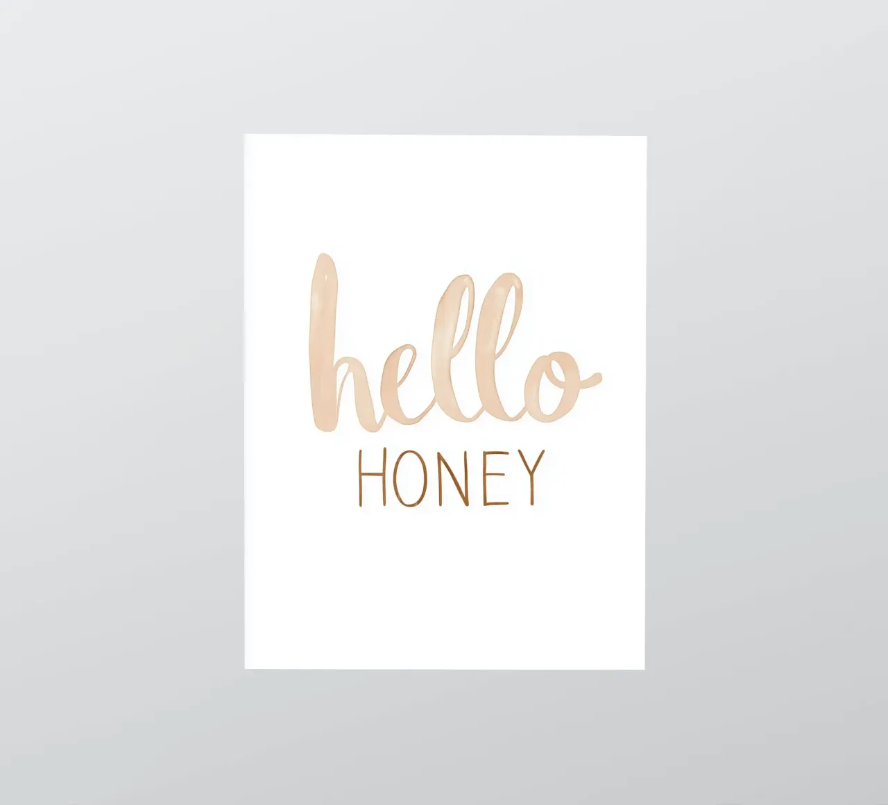 "Hallo Honig" Pastellmalerei Sticker von Carinaprint
