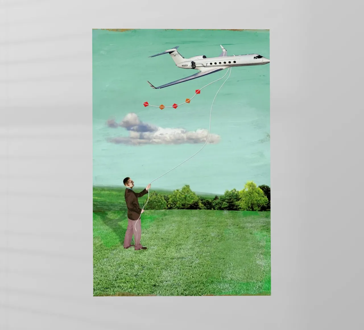 Own Your Own Plane pellicola backlit da Ellen Weinstein