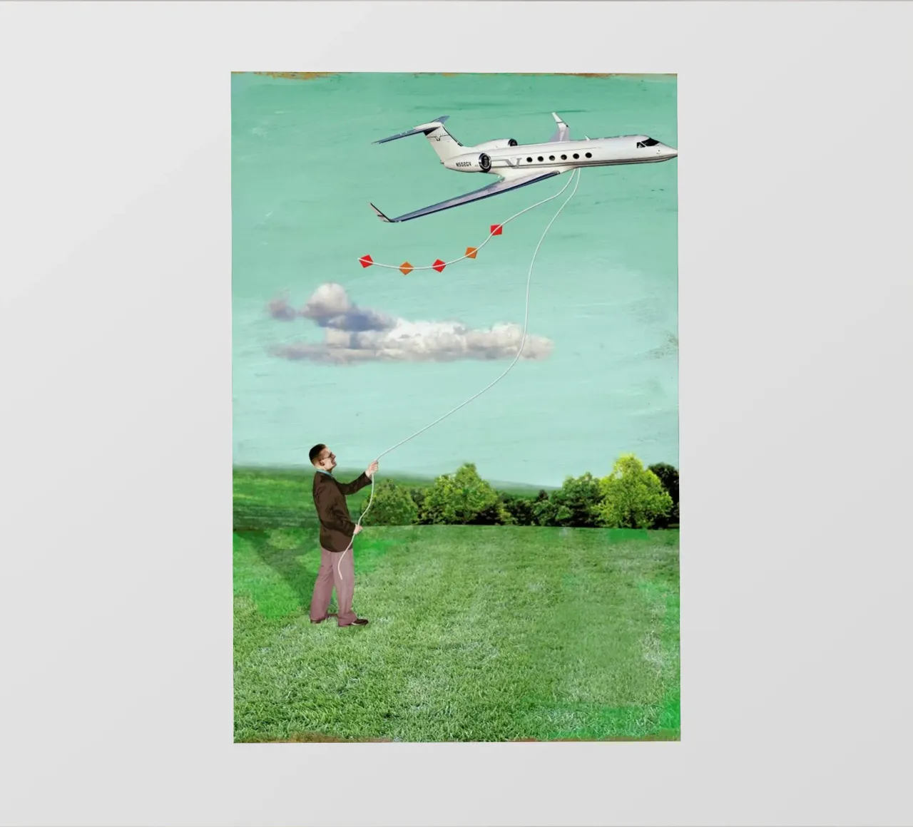 Own Your Own Plane pellicola backlit da Ellen Weinstein