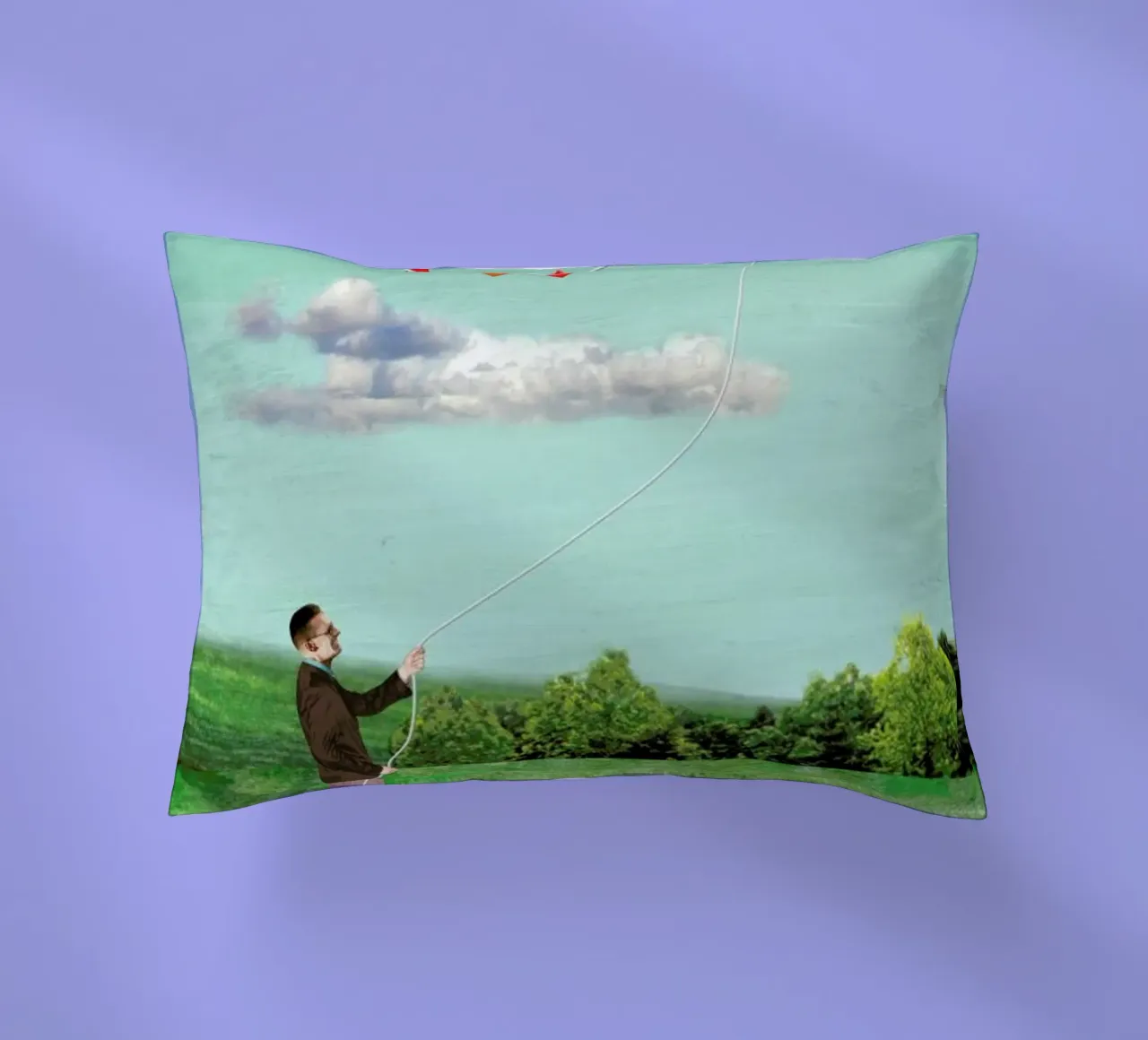 Own Your Own Plane cuscino da Ellen Weinstein
