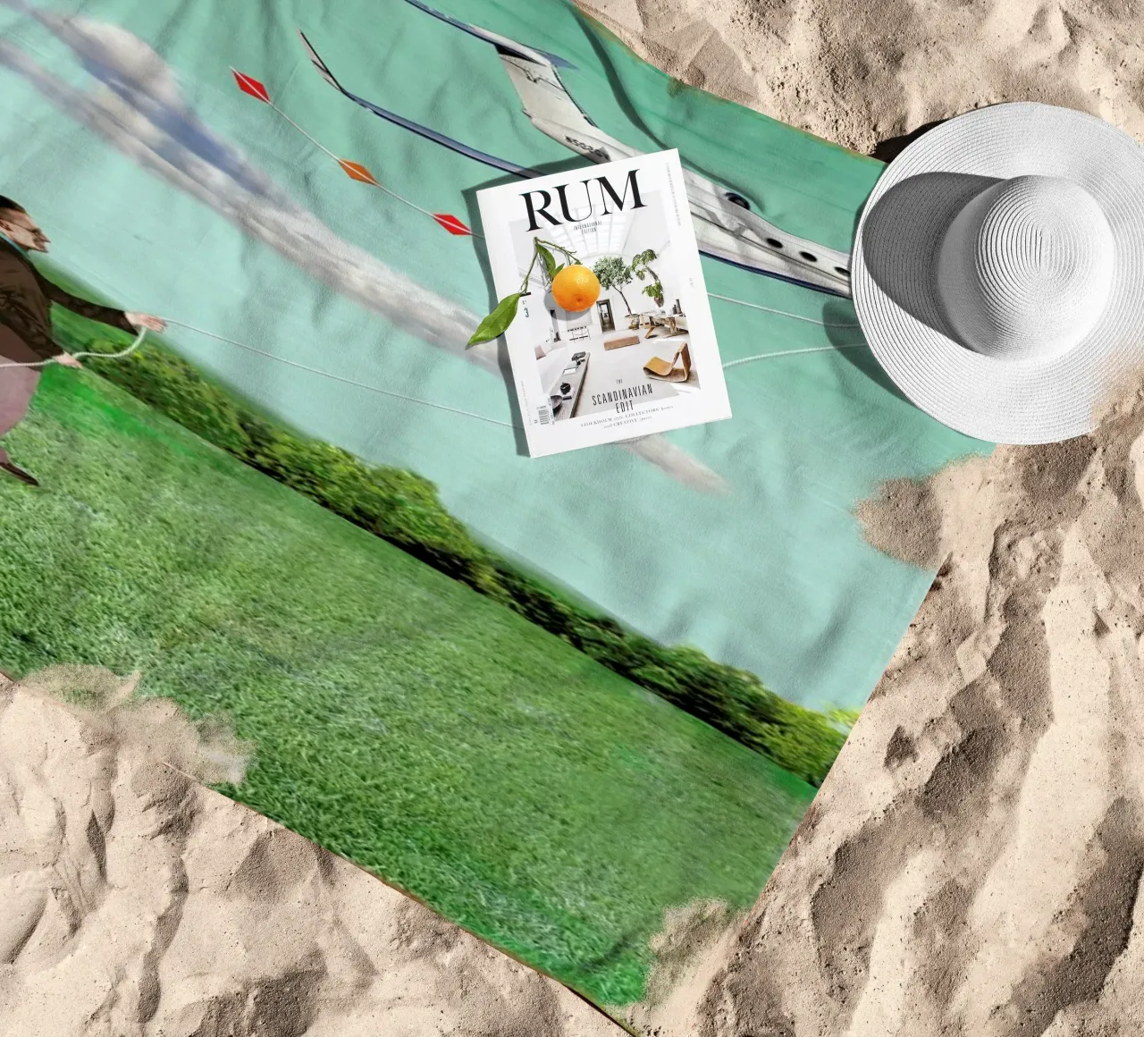 Own Your Own Plane telo mare da Ellen Weinstein