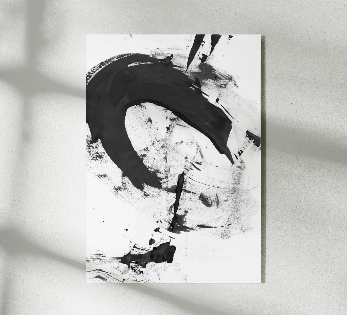 b + w strokes 6 plexiglass da IRIS LEHNHARDT FINE ART