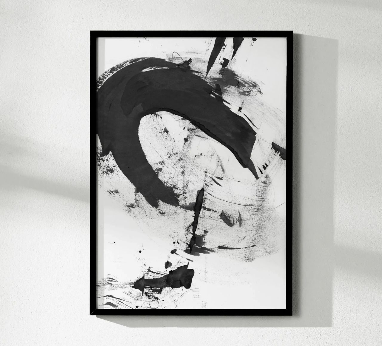 b + w strokes 6 Poster von IRIS LEHNHARDT FINE ART