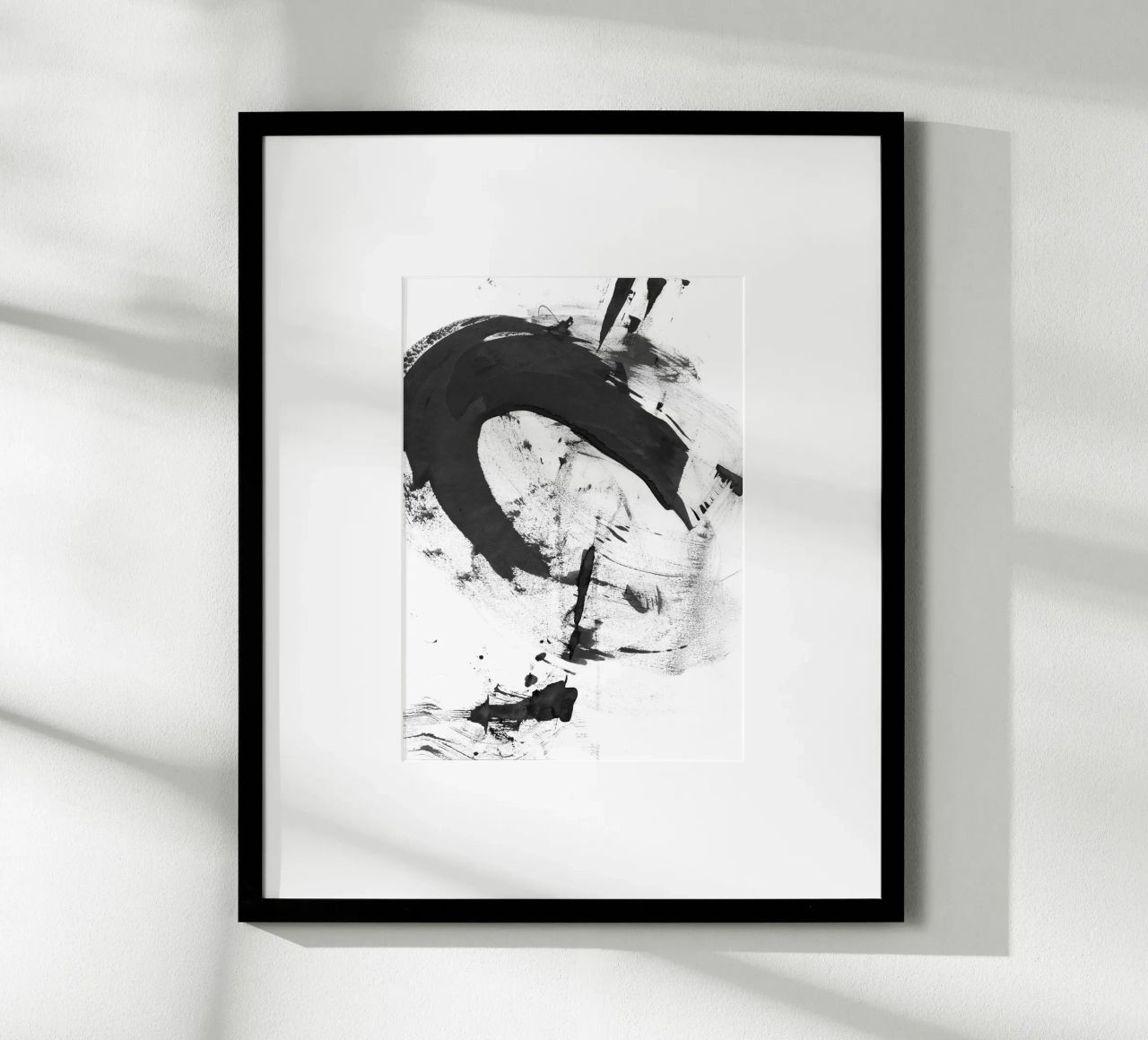 b + w strokes 6 Poster von IRIS LEHNHARDT FINE ART