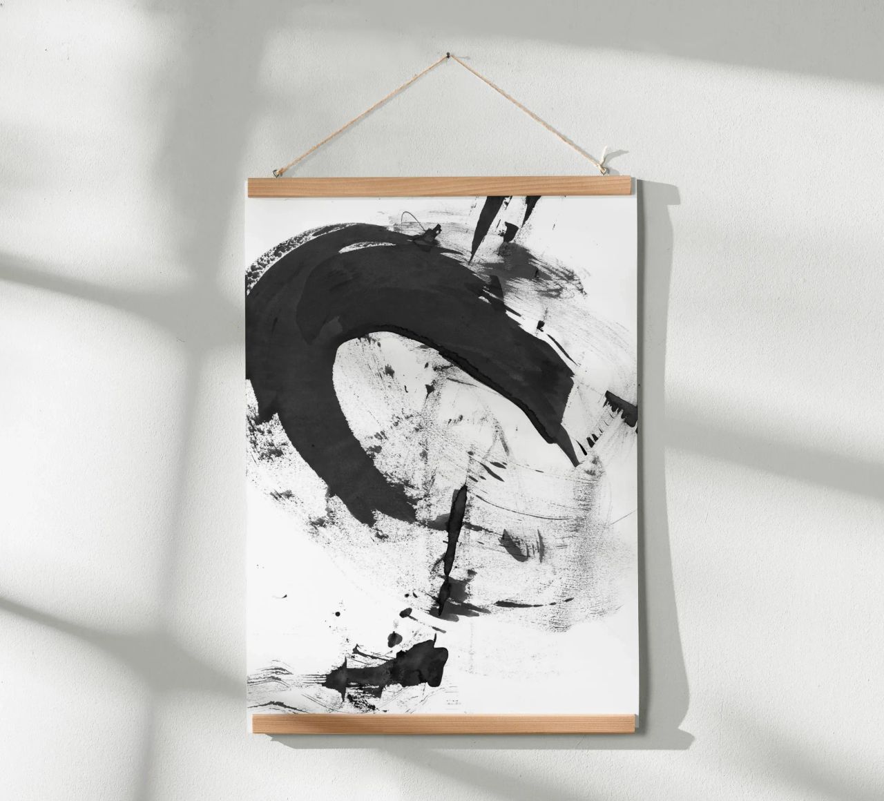 b + w strokes 6 Poster von IRIS LEHNHARDT FINE ART