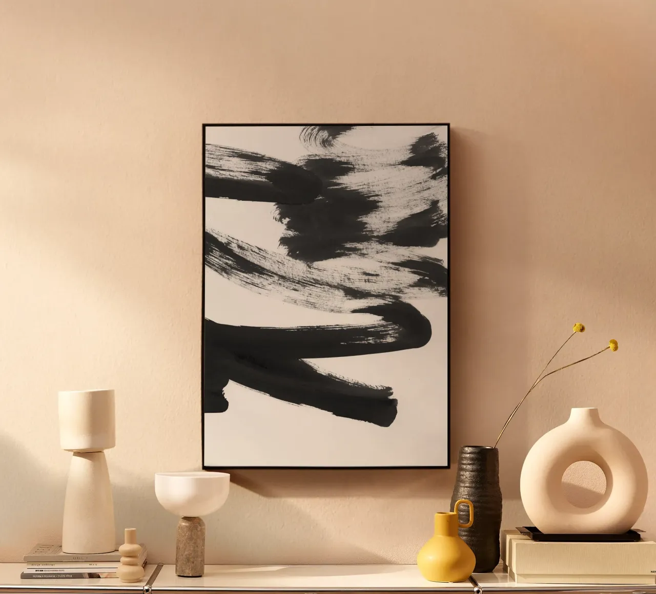 b + w strokes 5 plexiglass da IRIS LEHNHARDT FINE ART