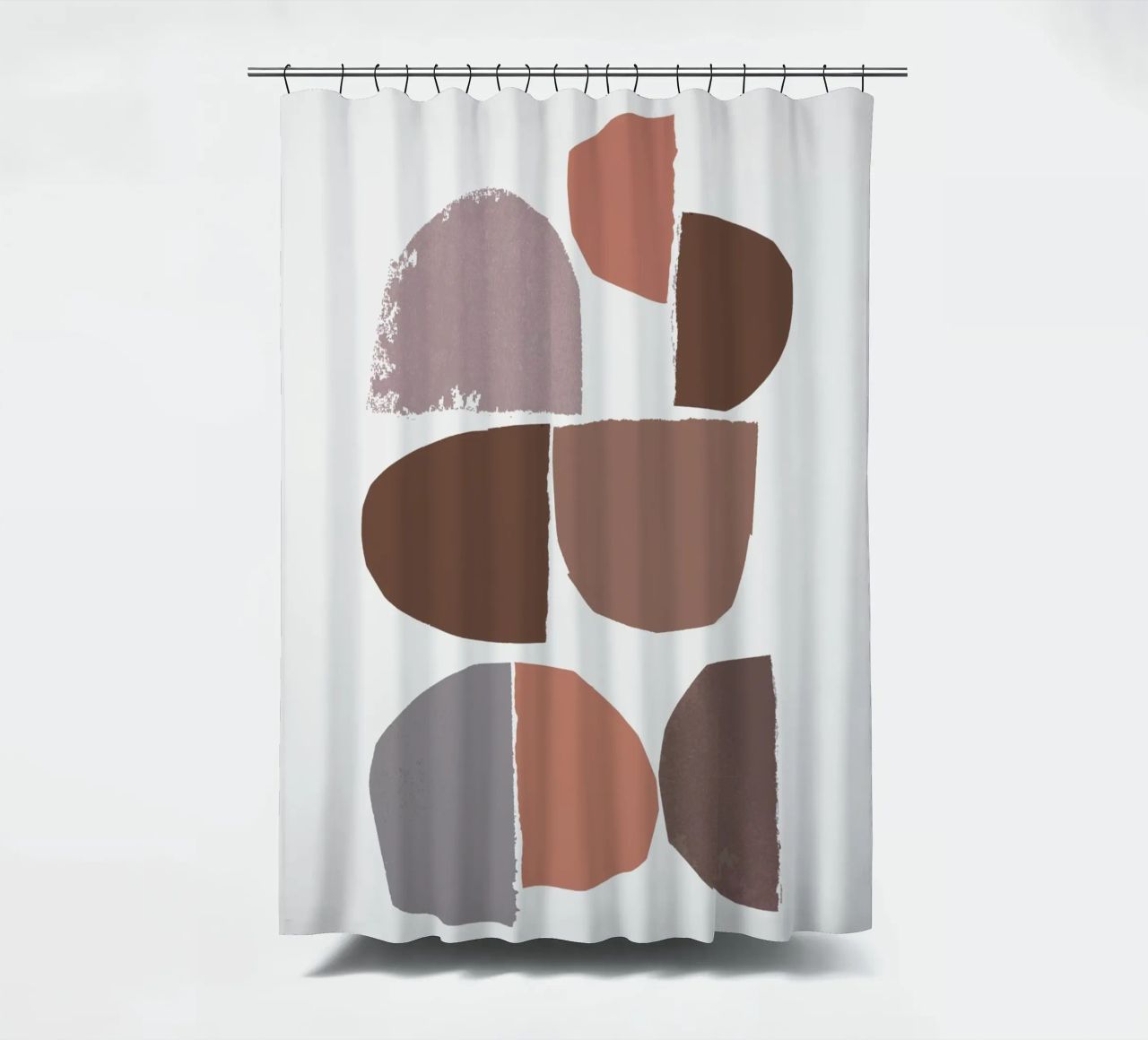 minimalist collage 6 Duschvorhang von IRIS LEHNHARDT FINE ART