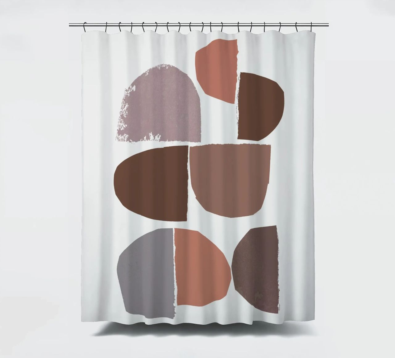 minimalist collage 6 Duschvorhang von IRIS LEHNHARDT FINE ART
