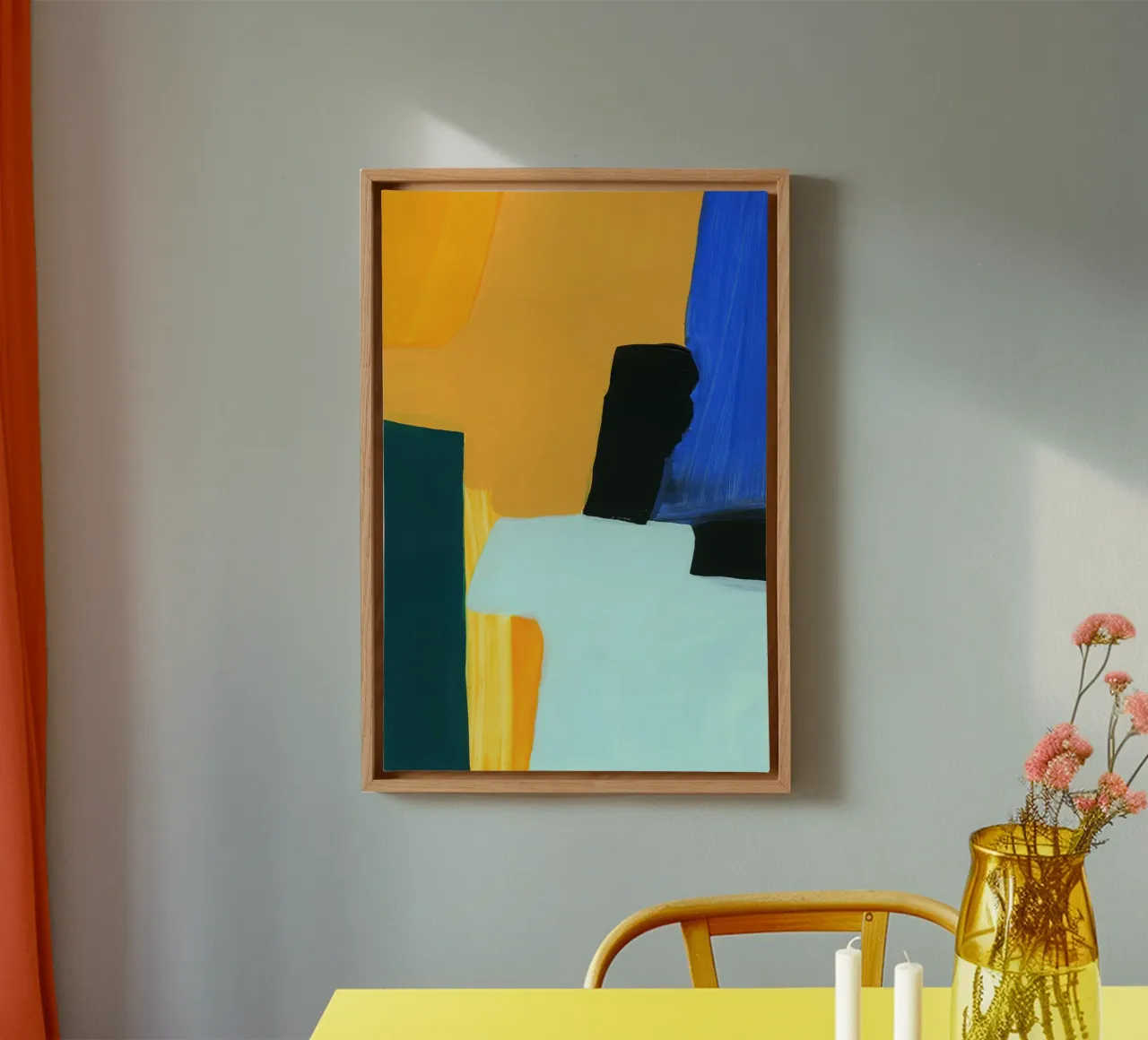color and form 18-01 tela da IRIS LEHNHARDT FINE ART
