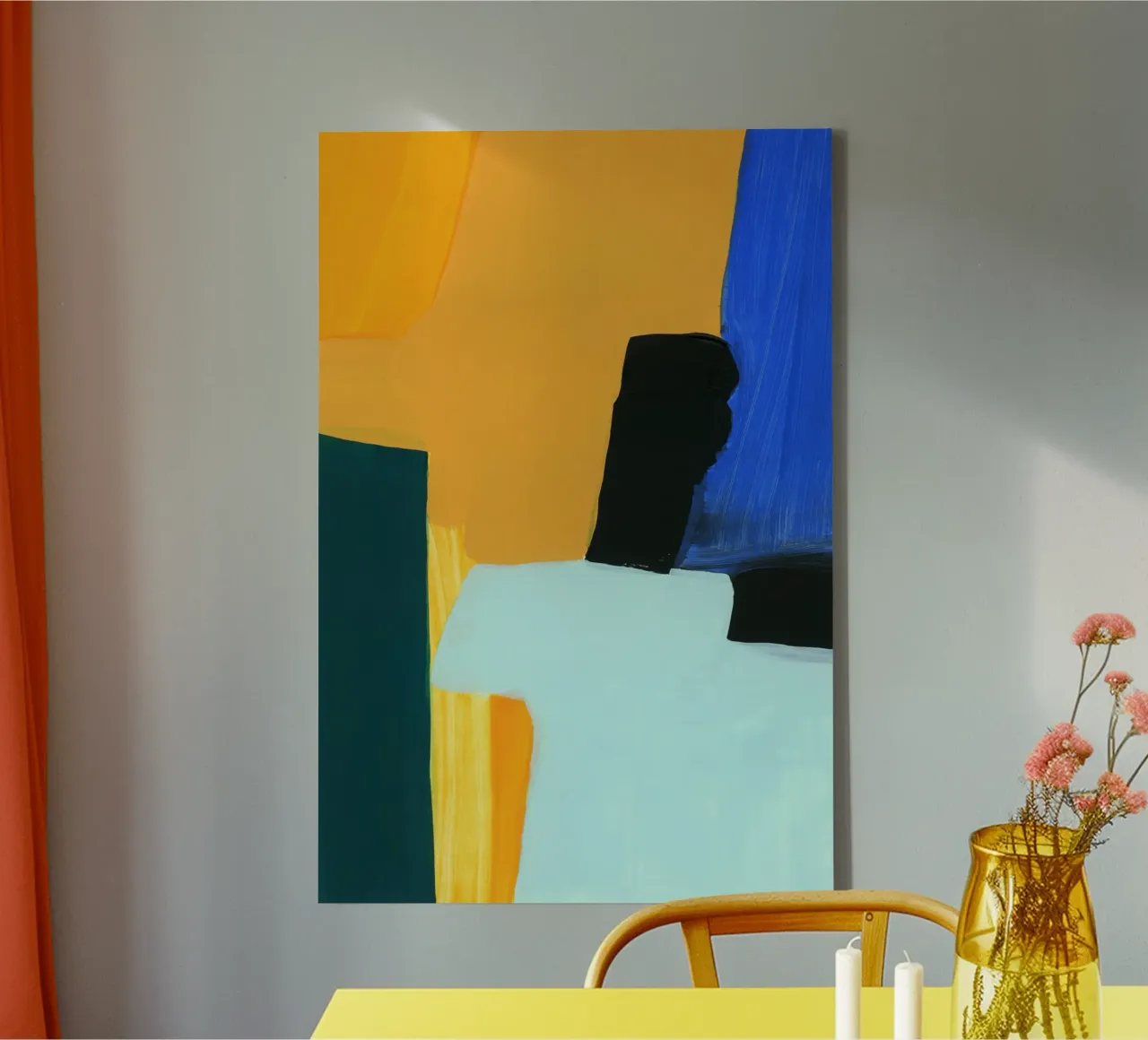 color and form 18-01 tela da IRIS LEHNHARDT FINE ART