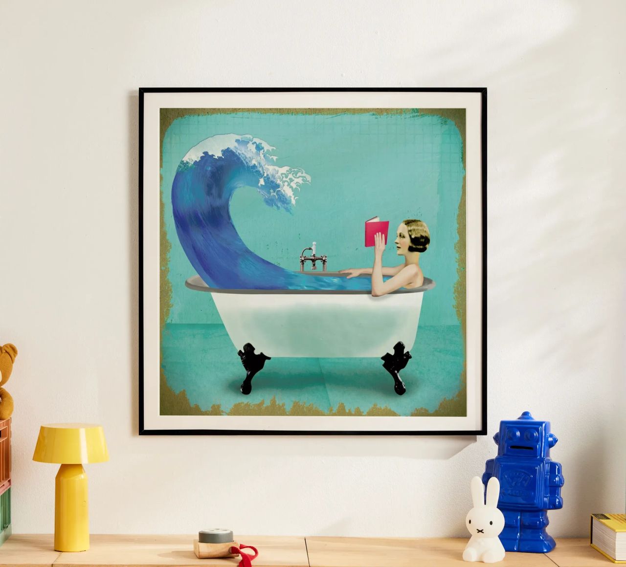 Quiet Night At Home Poster von Ellen Weinstein