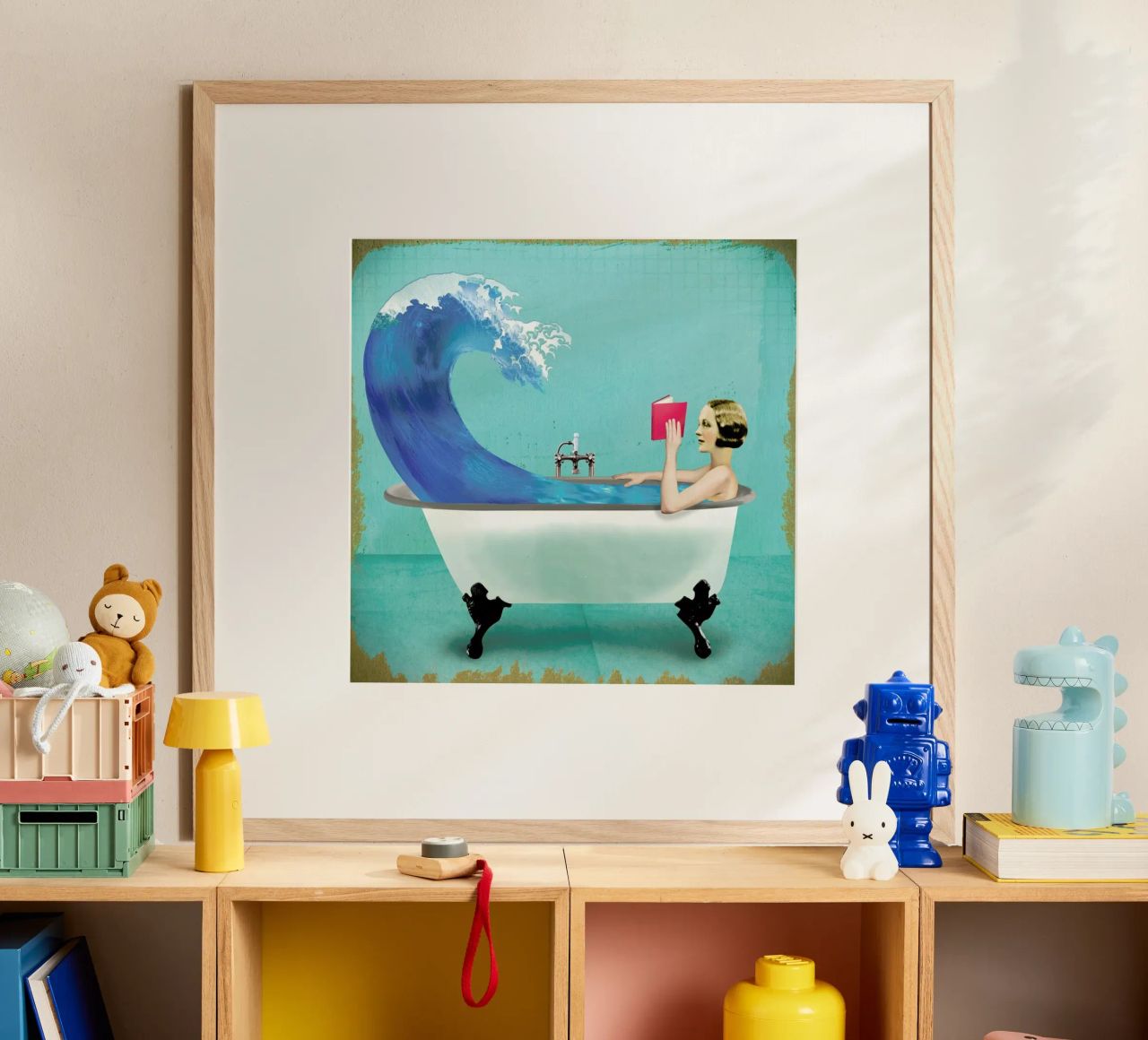 Quiet Night At Home Poster von Ellen Weinstein