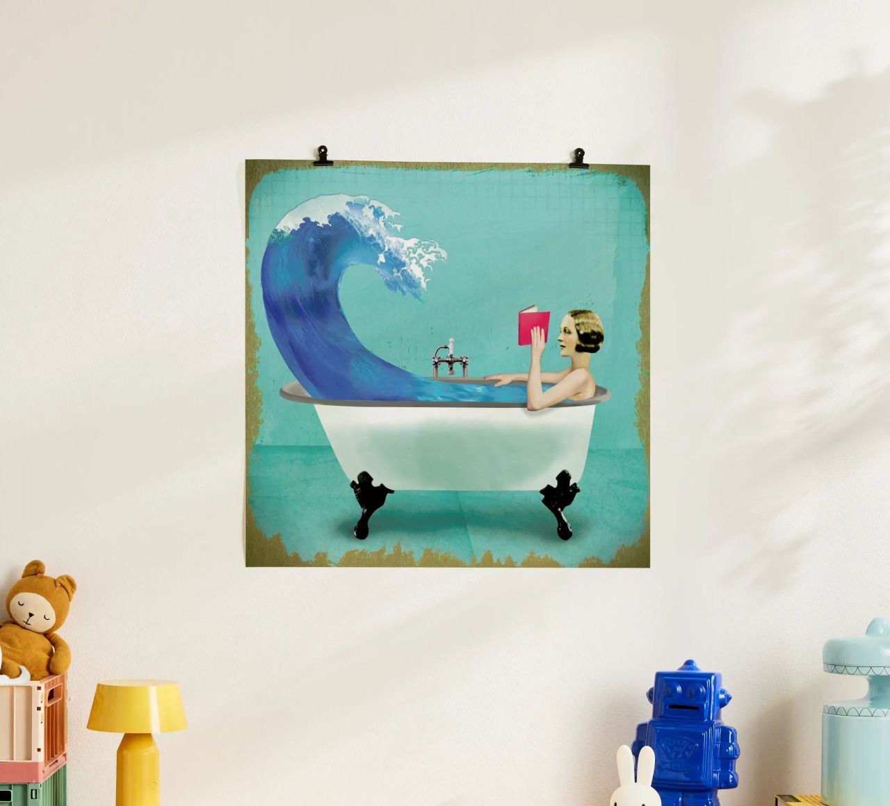 Quiet Night At Home Poster von Ellen Weinstein