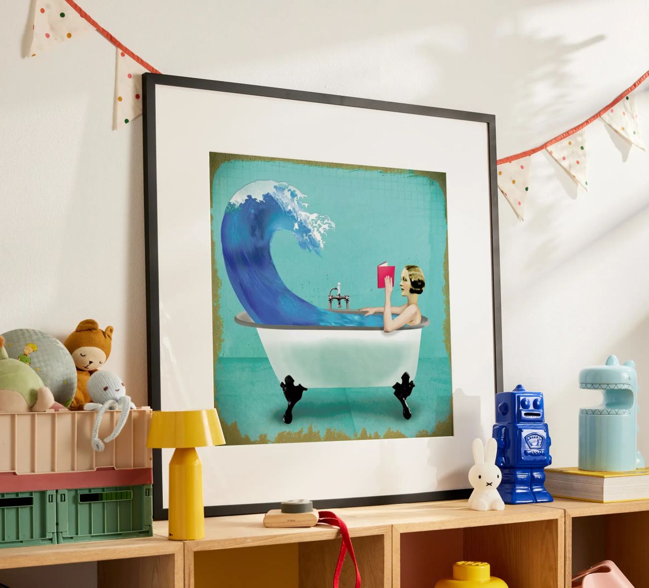 Quiet Night At Home Poster von Ellen Weinstein