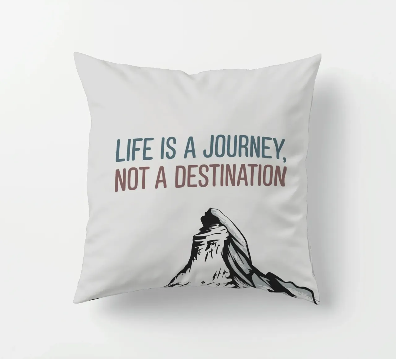 Life is a journey, not a destination cuscino da ramosashop