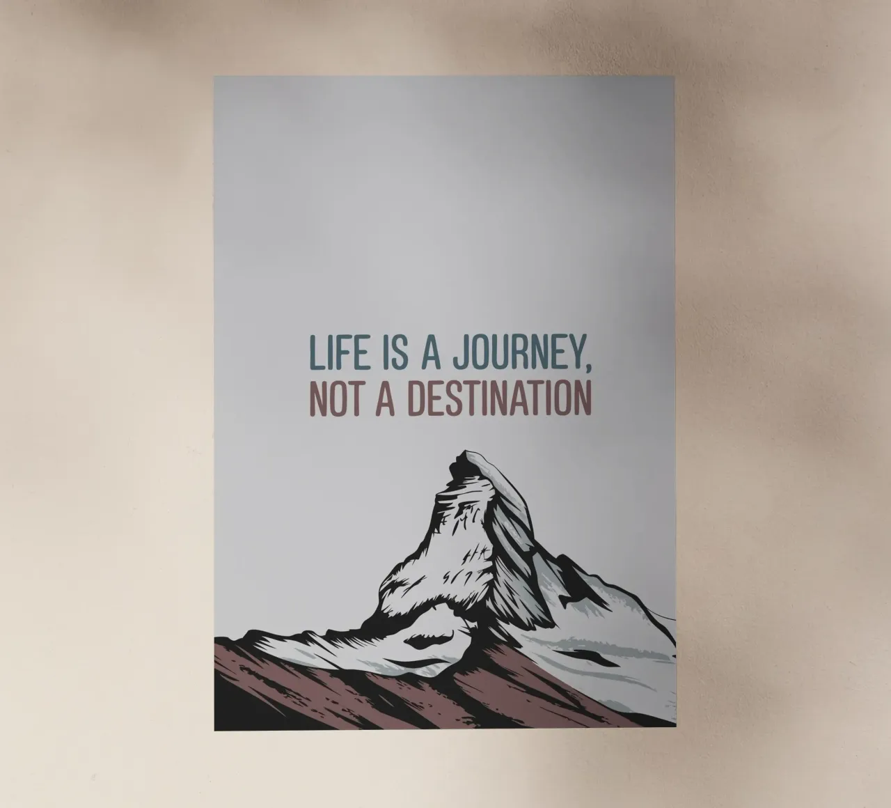 Life is a journey, not a destination pellicola backlit da ramosashop